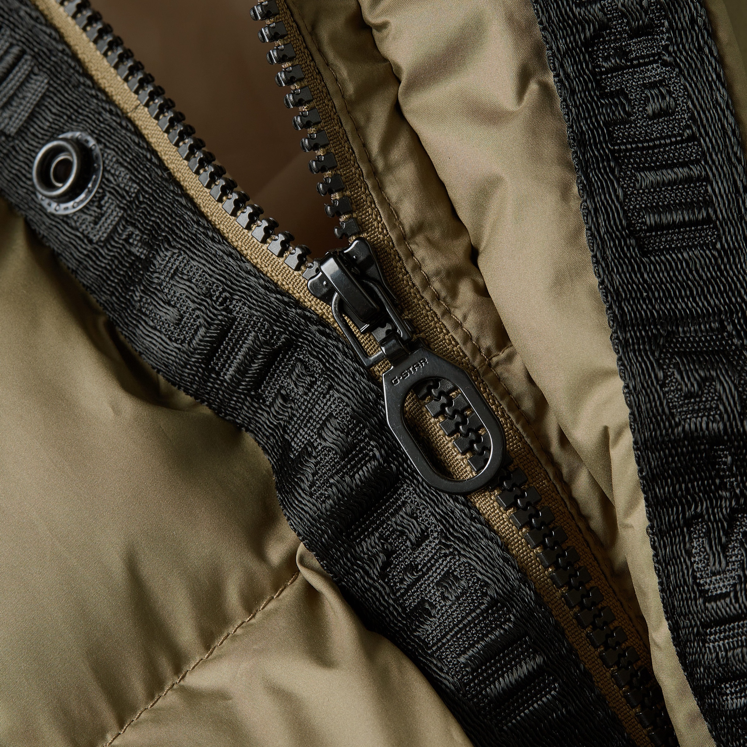 G-STAR Steppjacke »Whistler Long Puffer«, mit Kapuze, mit zusätzlichem Kordelzug innen