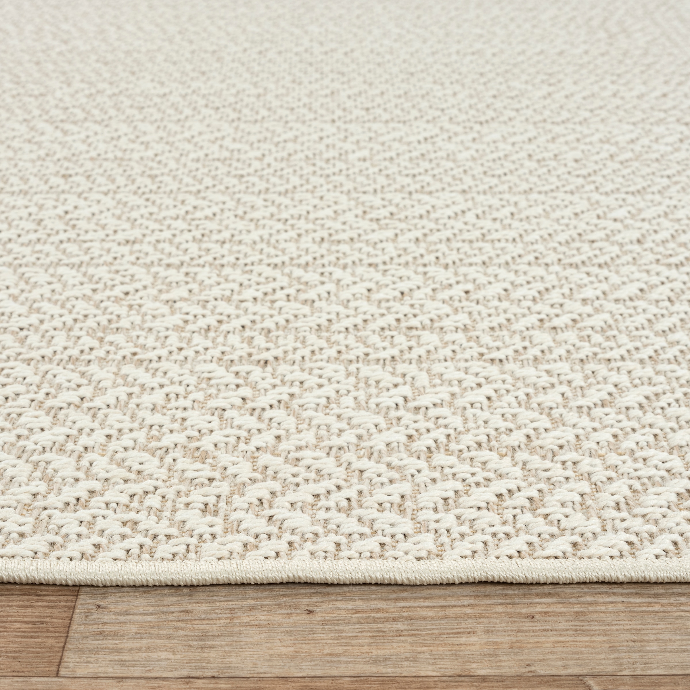 merinos Teppich »Kenzy 1«, rechteckig, 10 mm Höhe, robuster In- und Outdoor Teppich im natürlichen Jute-Look, wetterfest
