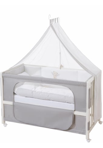 roba® Babybett »Room bed - Dekor Heartbreaker«, als Beistell-, Kinder- und Juniorbett... kaufen