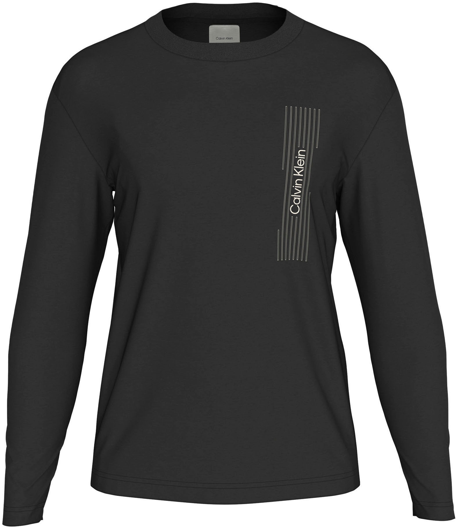Calvin Klein Big&Tall Langarmshirt »BT_HORIZONTAL LOGO LS T-SHIRT«, in Grossen Grössen mit Logoschriftzug