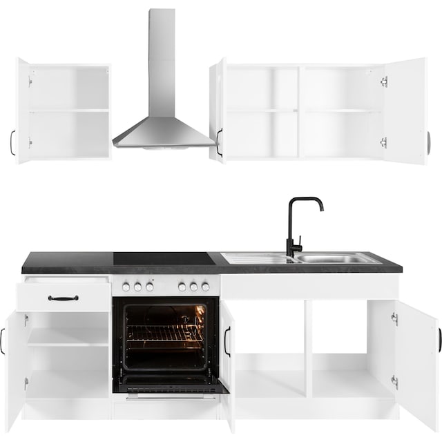 ❤ wiho Küchen Küchenzeile »Erla«, ohne E-Geräte, Breite 210 cm entdecken im  Jelmoli-Online Shop