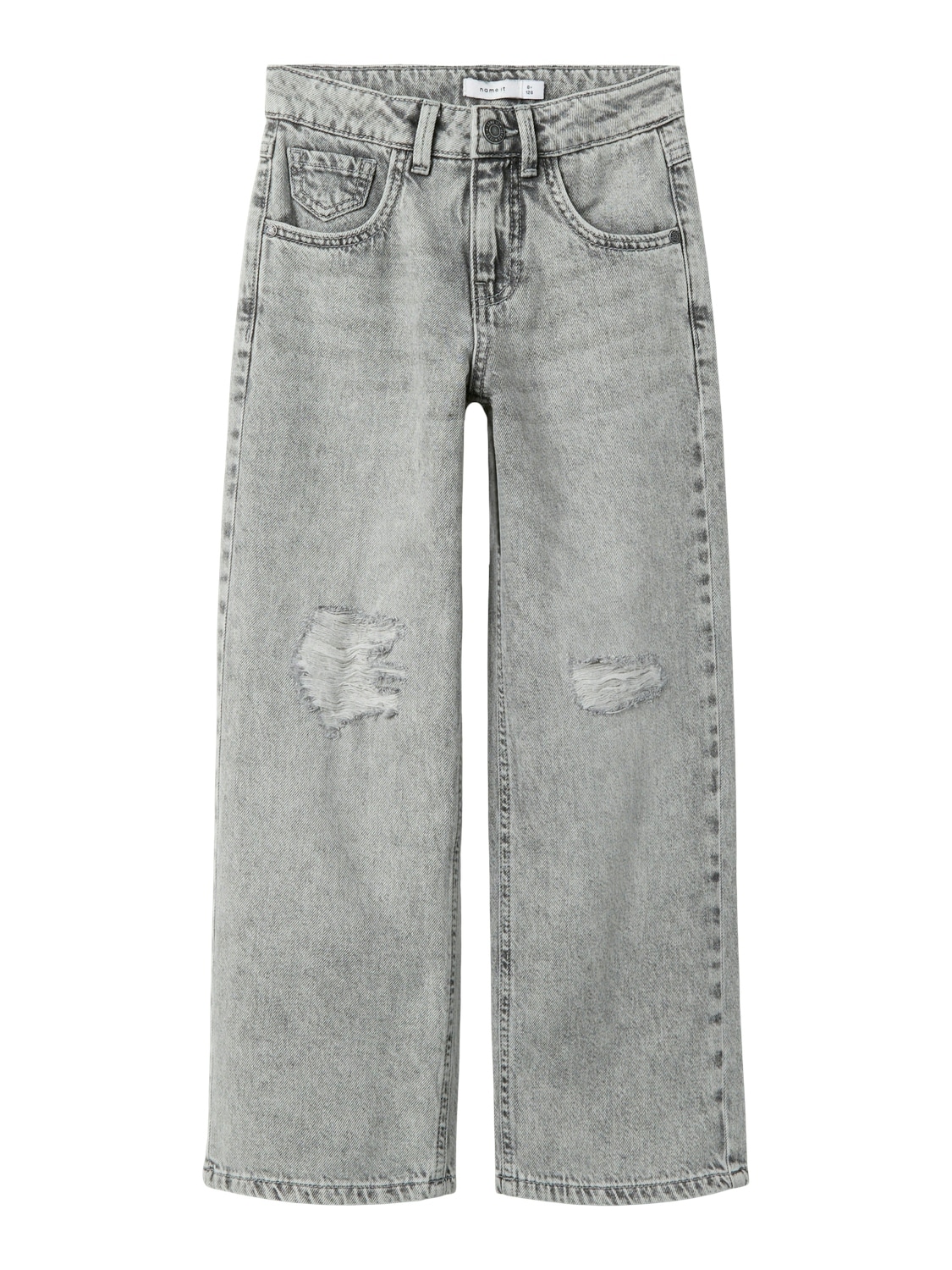 Name It 5-Pocket-Jeans »NKFROSE HW WIDE JEANS 141«, mit Destroyed Effekt