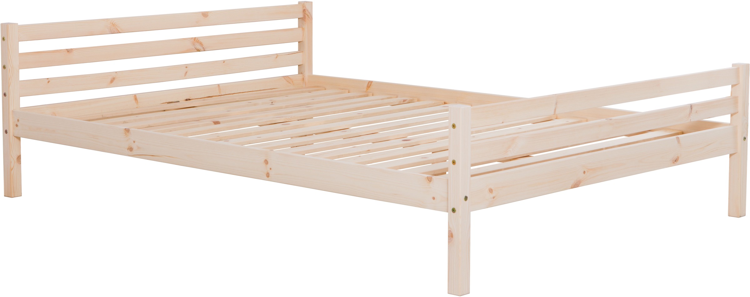 Ticaa Jugendbett, Futonbett in diversen Breiten, Kiefer, mit Rollrost