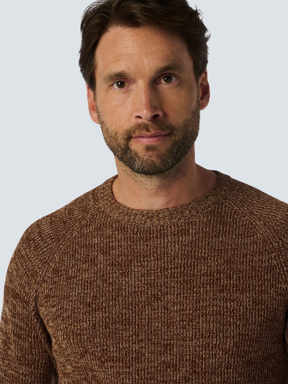 NO EXCESS Strickpullover, in melierter Optik