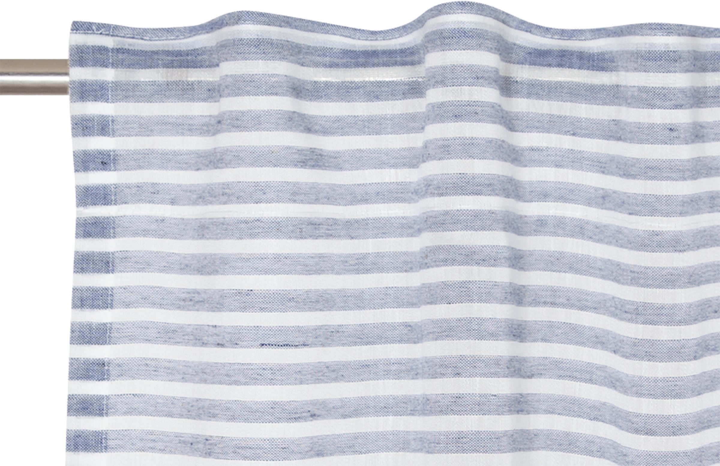 TOM TAILOR HOME Vorhang »Natural Stripe«, (1 St.), transparent