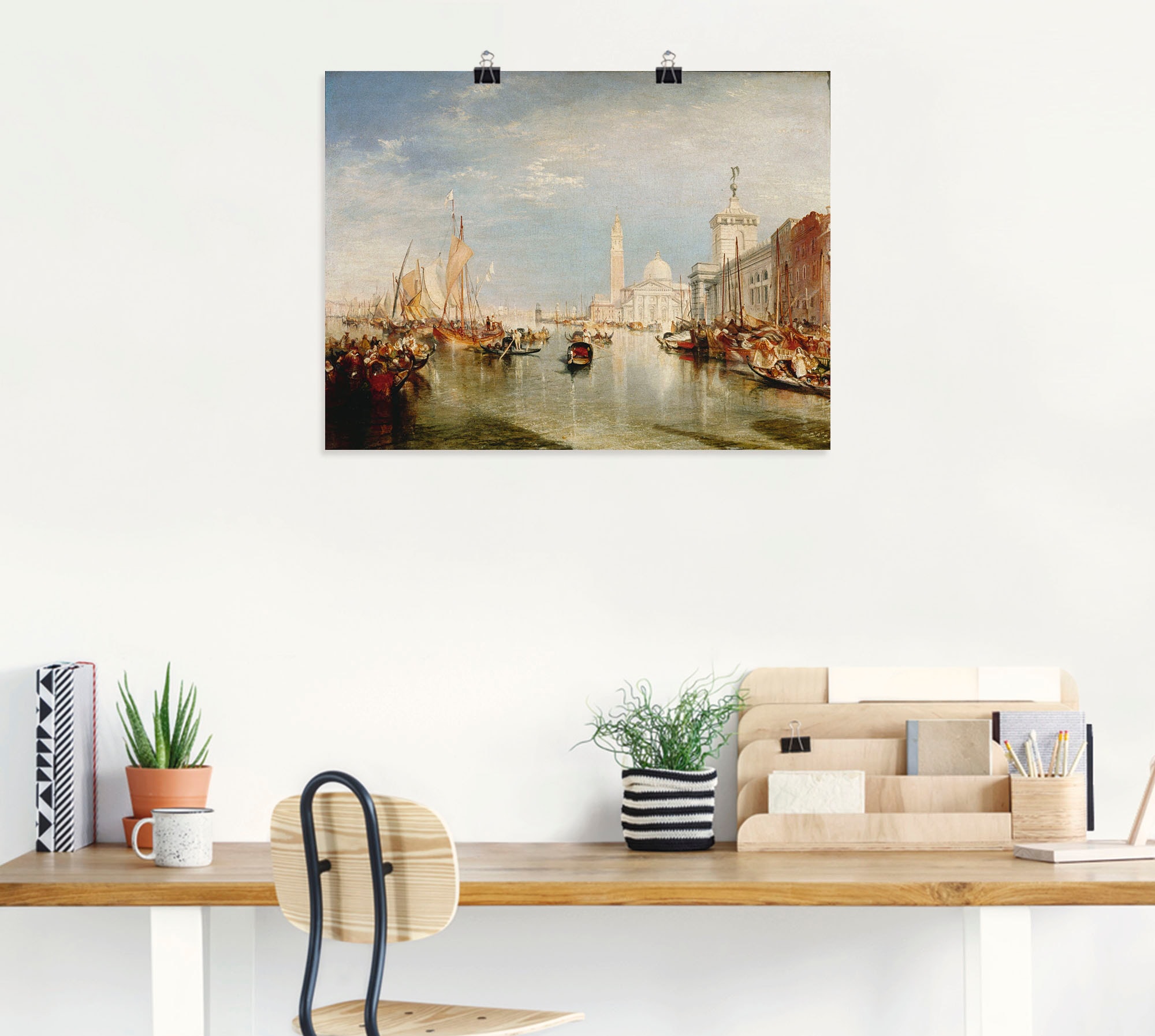 Artland Wandbild »Venedig, Dogana und St.), | Grössen versch. online als Italien, oder in S. Poster Giorgio Maggiore.«, (1 Leinwandbild, shoppen Jelmoli-Versand Wandaufkleber