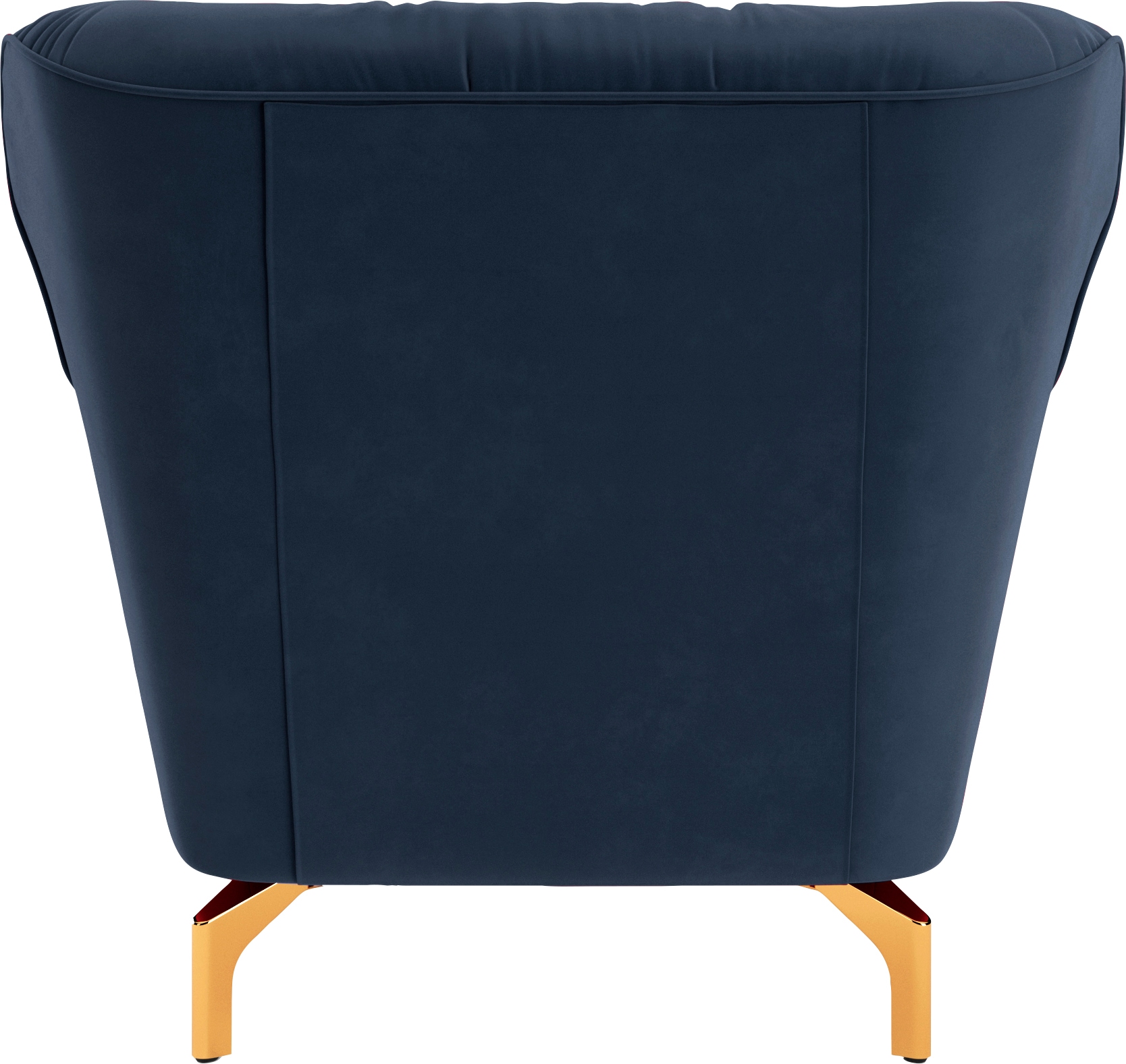 sit&more Sessel »Orient 3«, inkl. 1 Zierkissen mit Strass-Stein, goldfarbene Metallfüsse