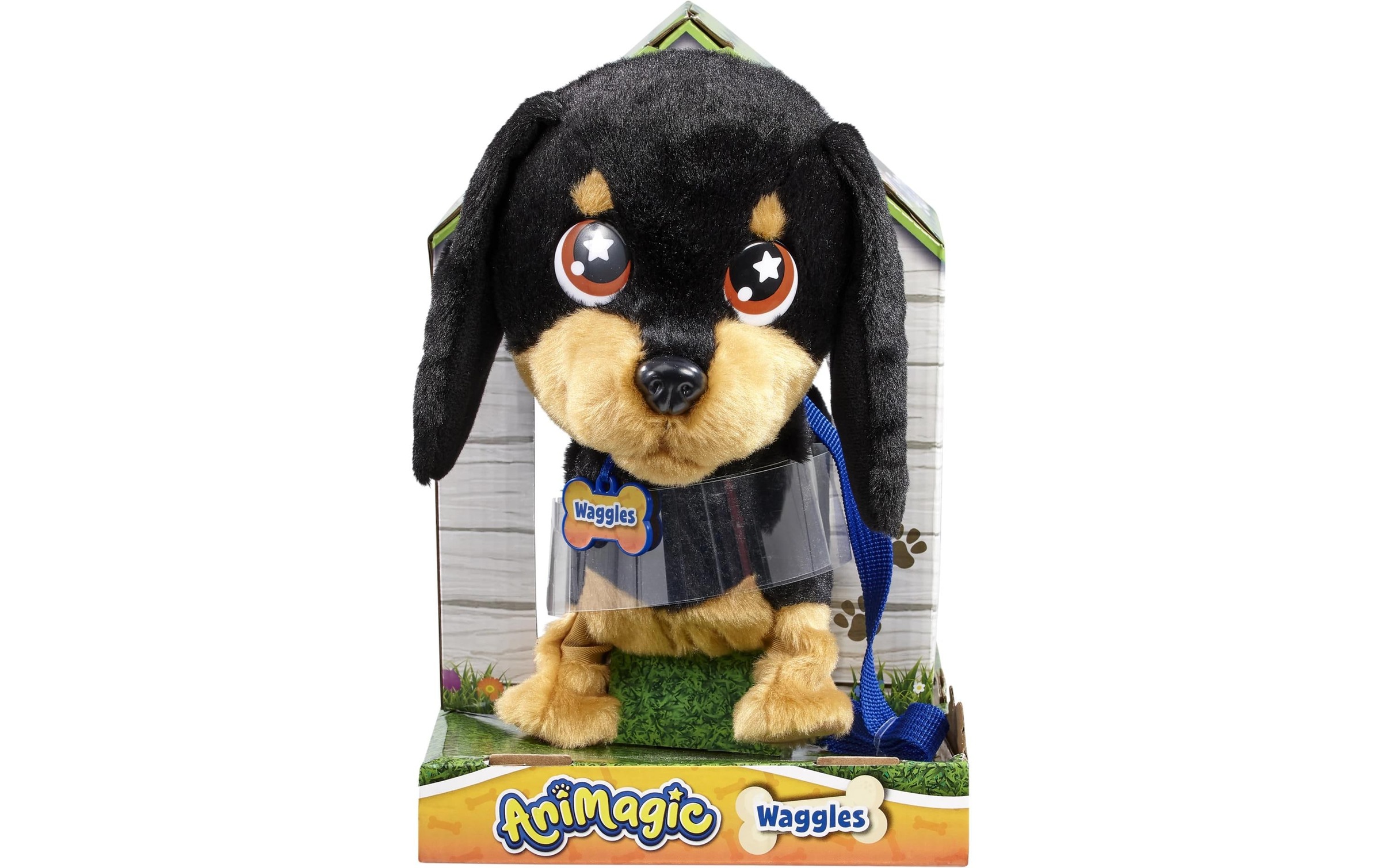 Plüschfigur »Max Bersinger Animagic Waggles Dog«