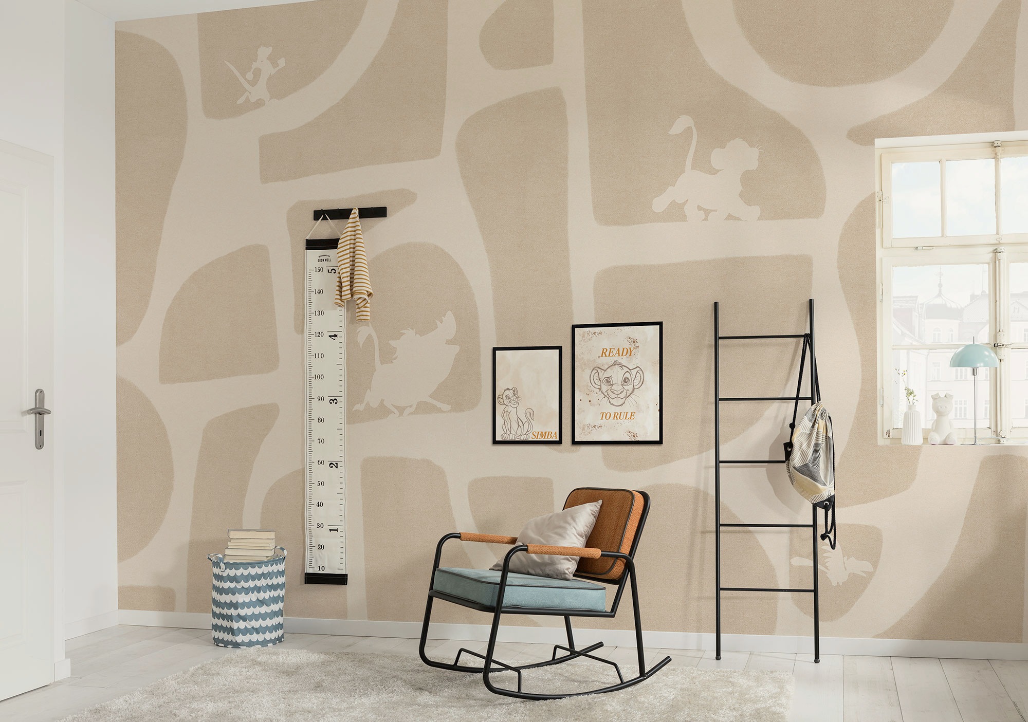 Komar Kindertapete »Disney The Lion King Animals and Shapes«, bedruckt