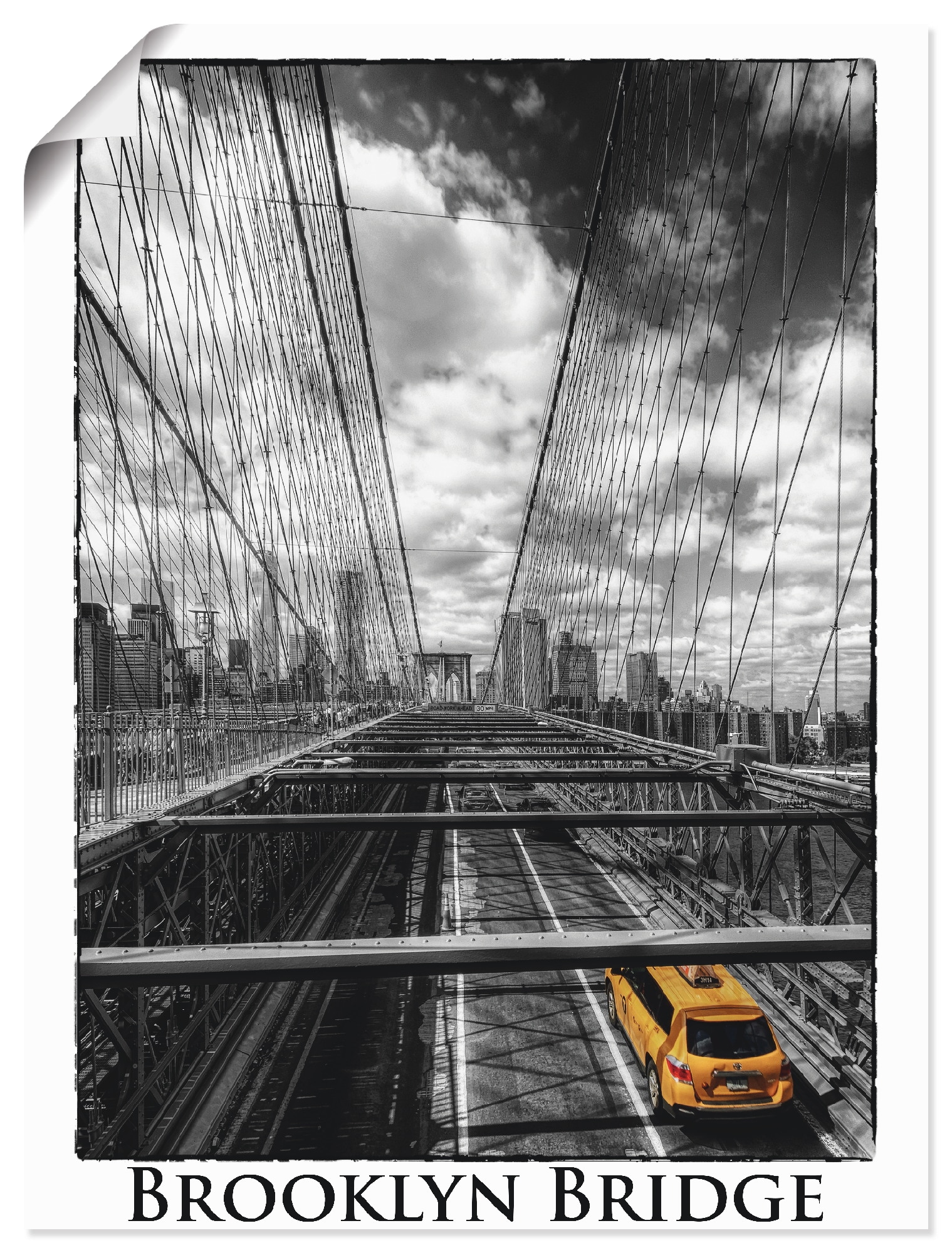 Artland Wandbild »New shoppen Bridge«, | Poster Wandaufkleber Jelmoli-Versand Leinwandbild, in Brücken, als (1 oder Brooklyn versch. St.), online York Grössen