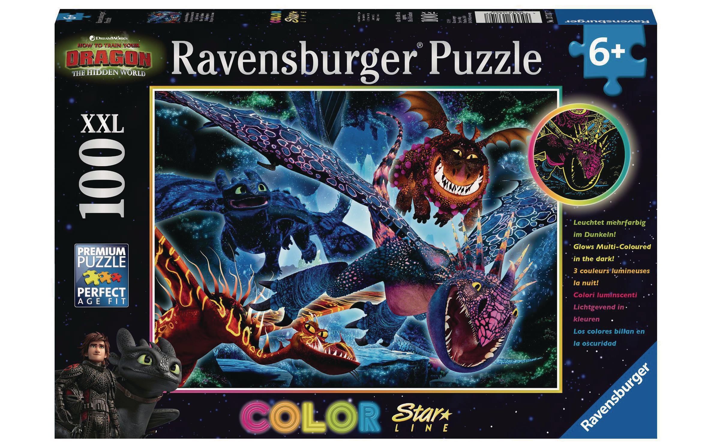 Ravensburger Puzzle »Dragons 3 Leuchtende Drachen«