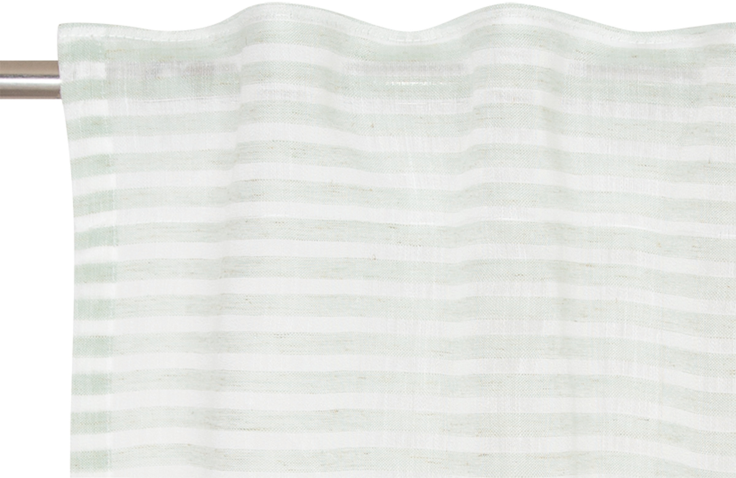 TOM TAILOR HOME Vorhang »Natural Stripe«, (1 St.), transparent
