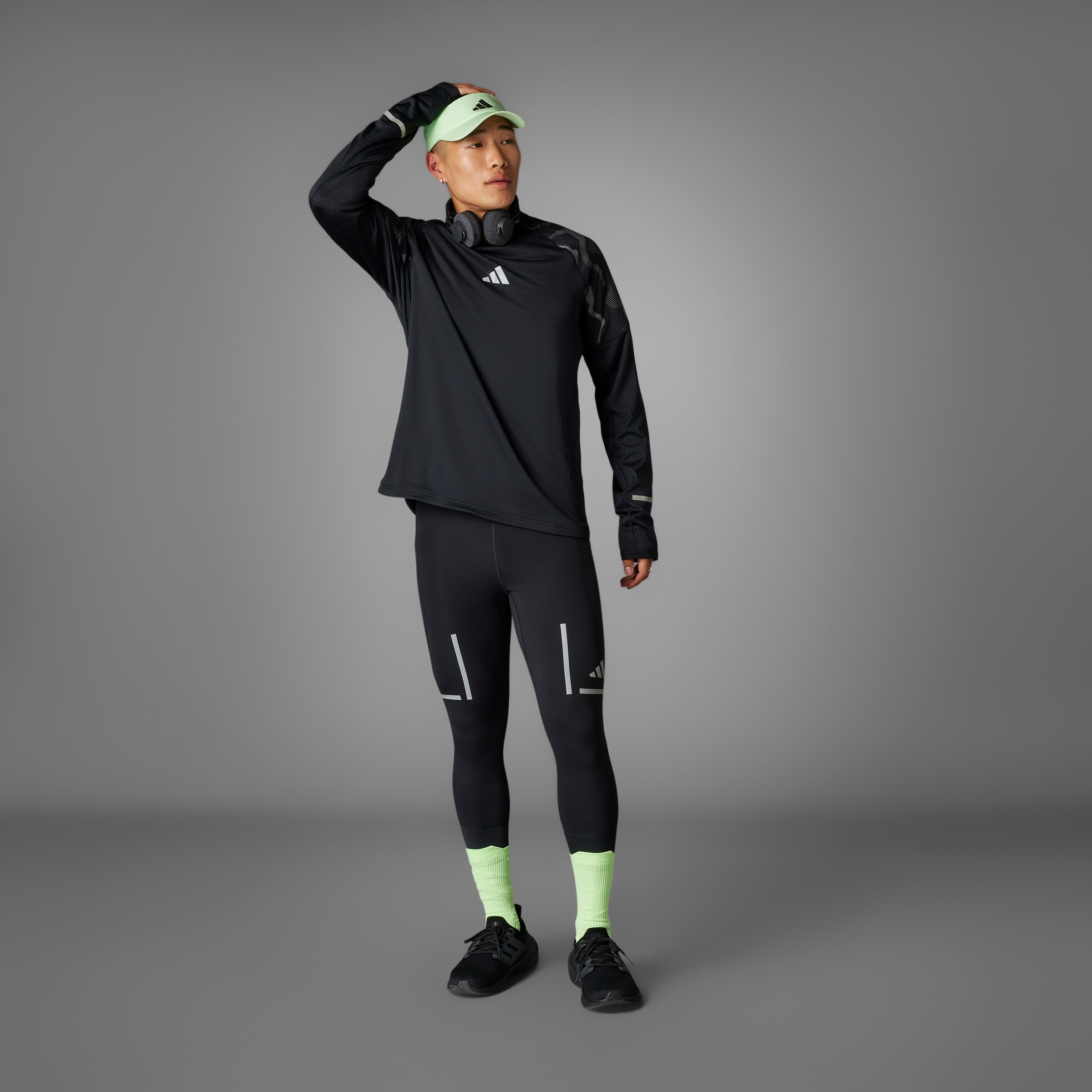 adidas Performance Rollkragenshirt »ULT HIVIS 1/2 M«, Running Langarmshirt