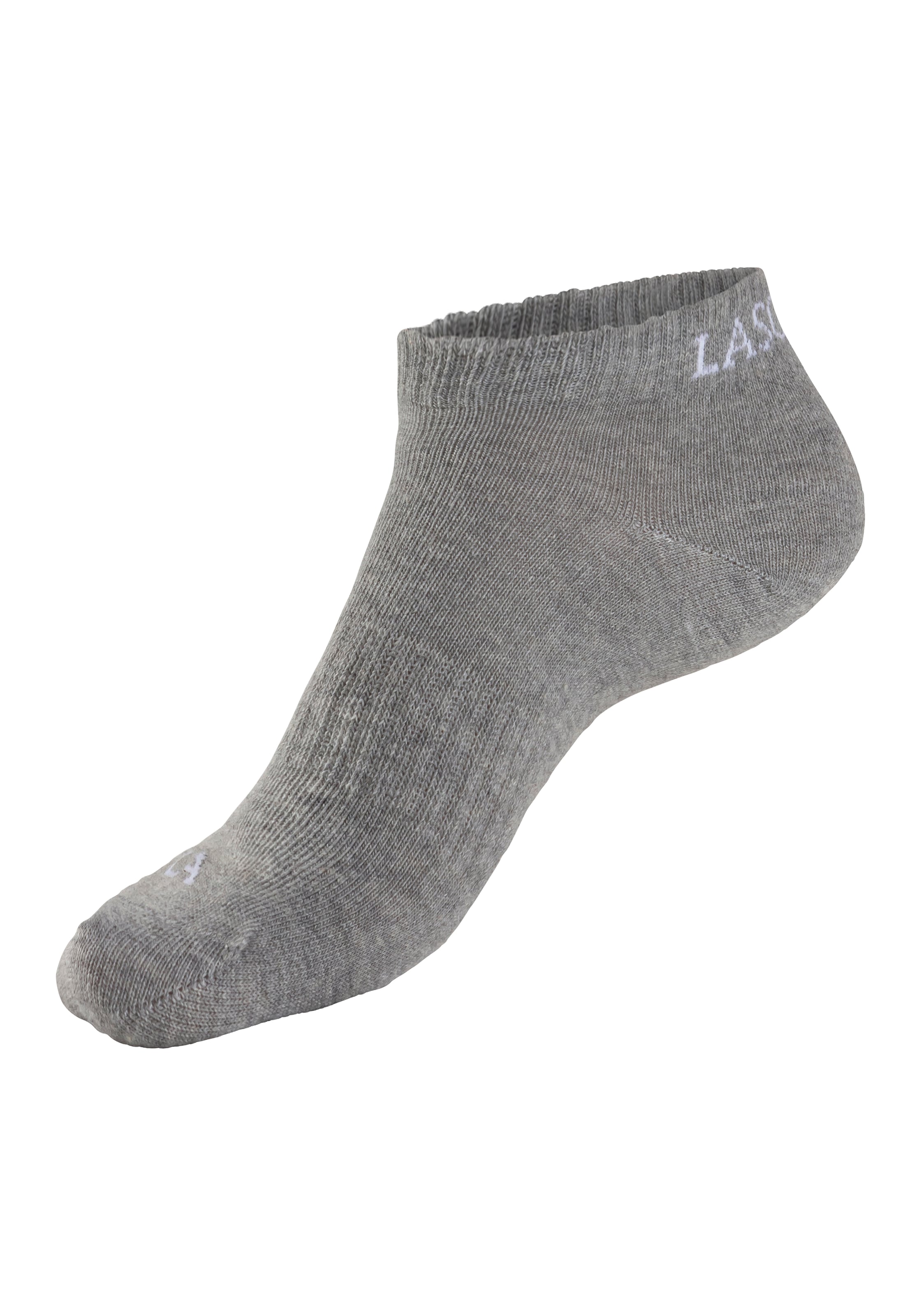 LASCANA ACTIVE Sneakersocken, (Packung, 6 Paar), mit eingestricktem Marken Logo