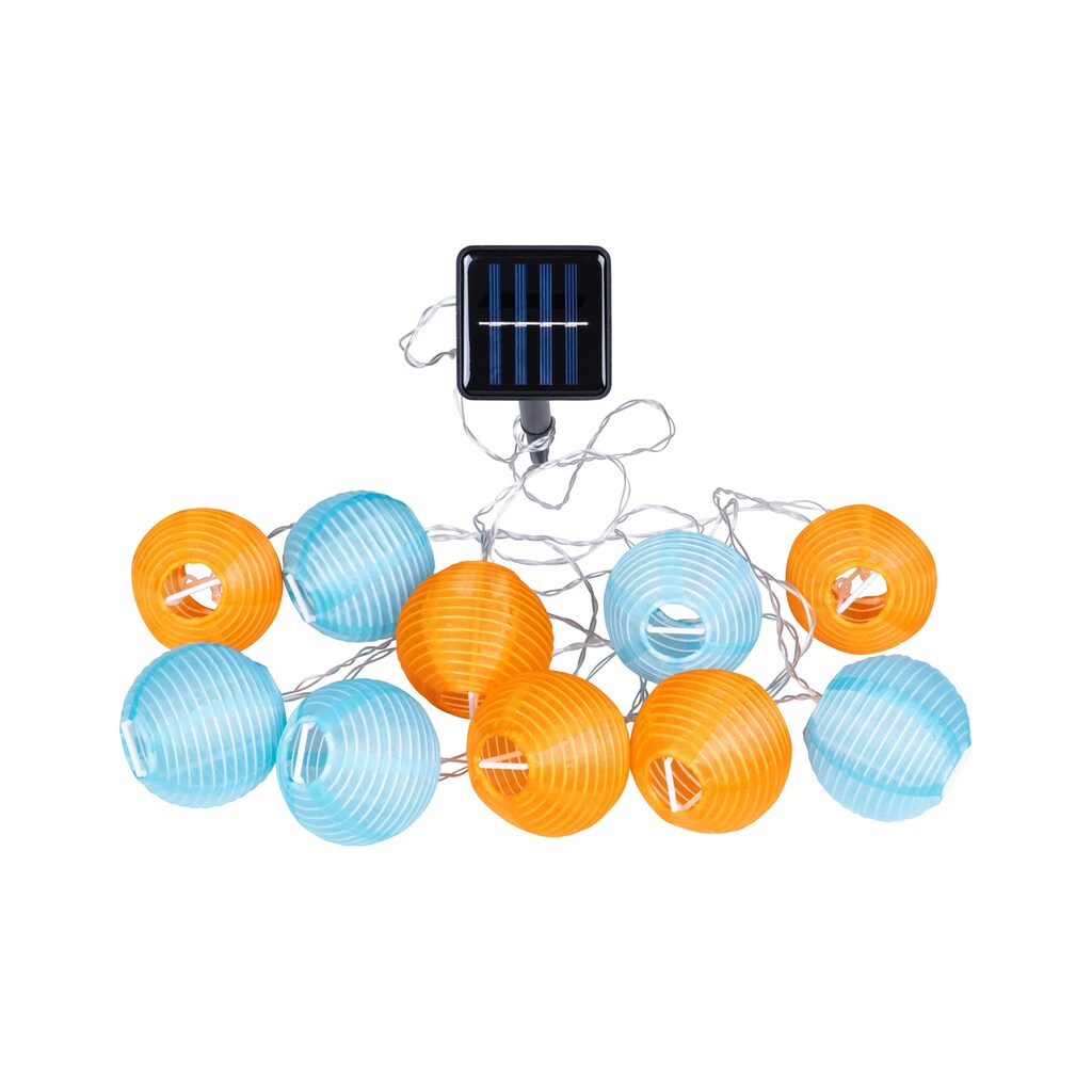 Cocon LED Gartenleuchte »Lichterkette orange/blau«