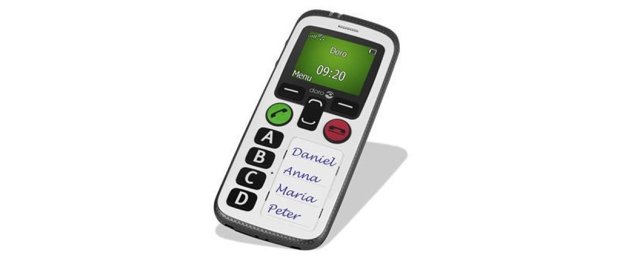 Doro Handy »Secure 580 IUP«, weiss