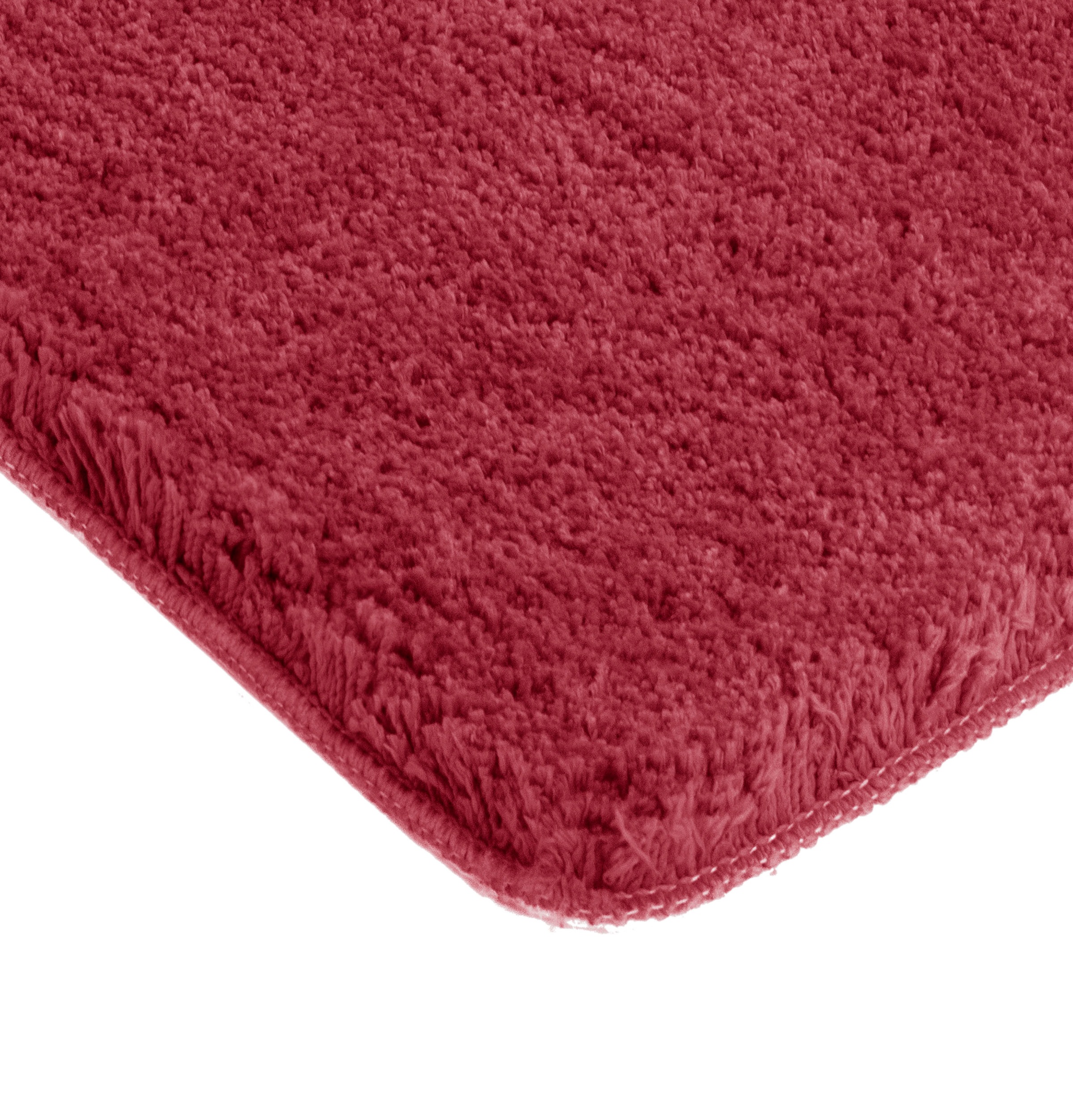 my home Badematte »Sanremo, Badvorleger, Badezimmer Teppich, sehr weich«, rutschhemmend beschichtet, fussbodenheizungsgeeignet-schnell trocknend, Badteppich, unifarben, rechteckig, rund & als 3-tlg. Set erhältlich