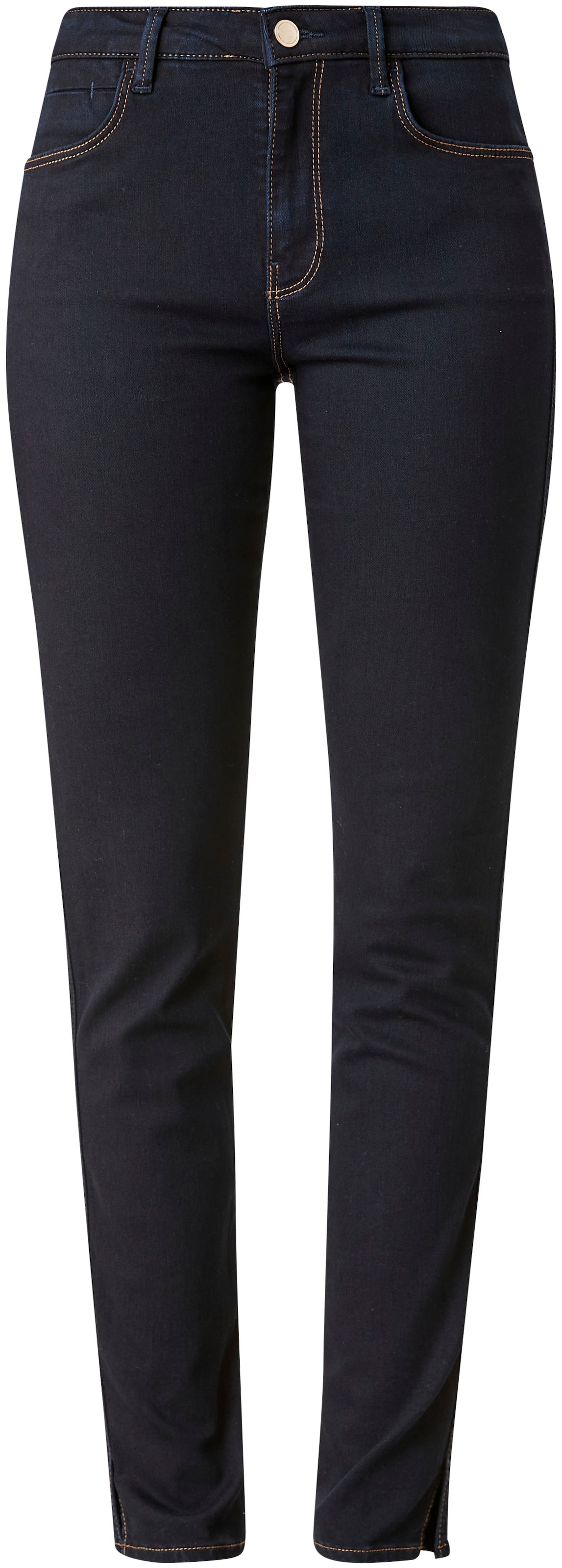 s.Oliver BLACK LABEL Skinny-fit-Jeans, mit Schlitzen im Beinabschluss