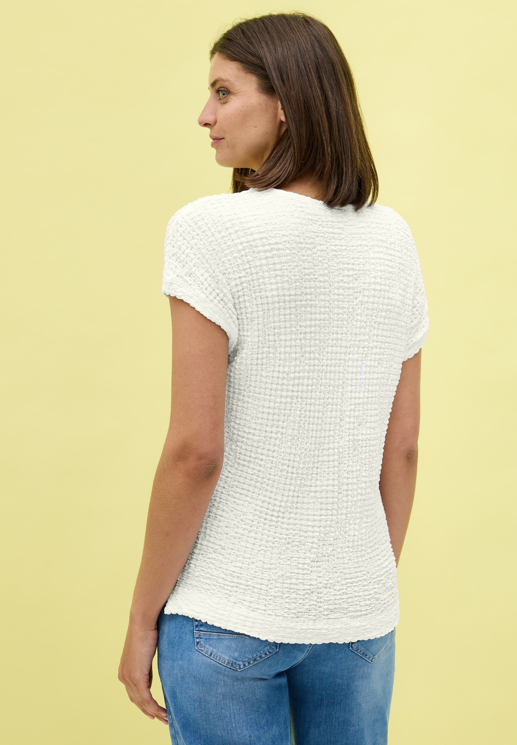 Cecil T-Shirt, in Struktur-Optik