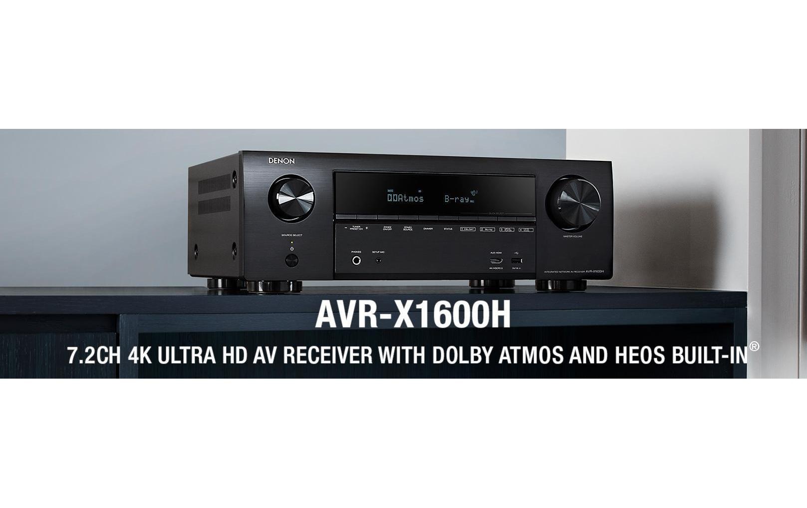 Denon AV-Receiver »AVR-X1600DABH Sch«