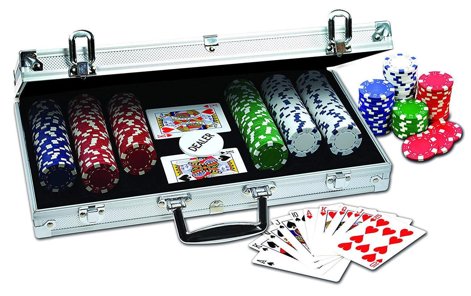 Kosmos Spiel »Kartenspiel ProPoker 300 jetons«, (300 tlg.)