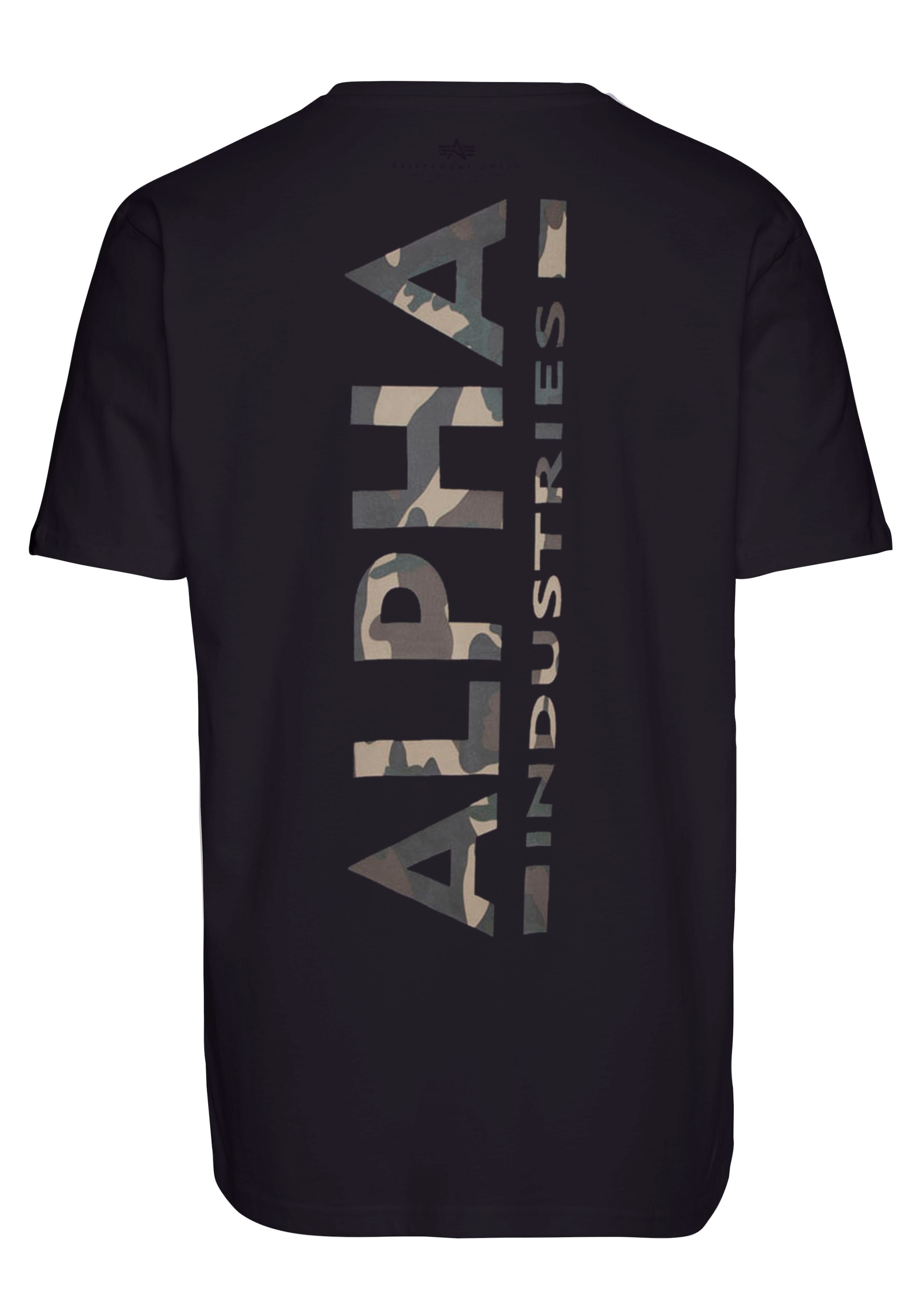 Alpha Industries Rundhalsshirt »Back Tee Camo Print« online shoppen |  Jelmoli-Versand | 