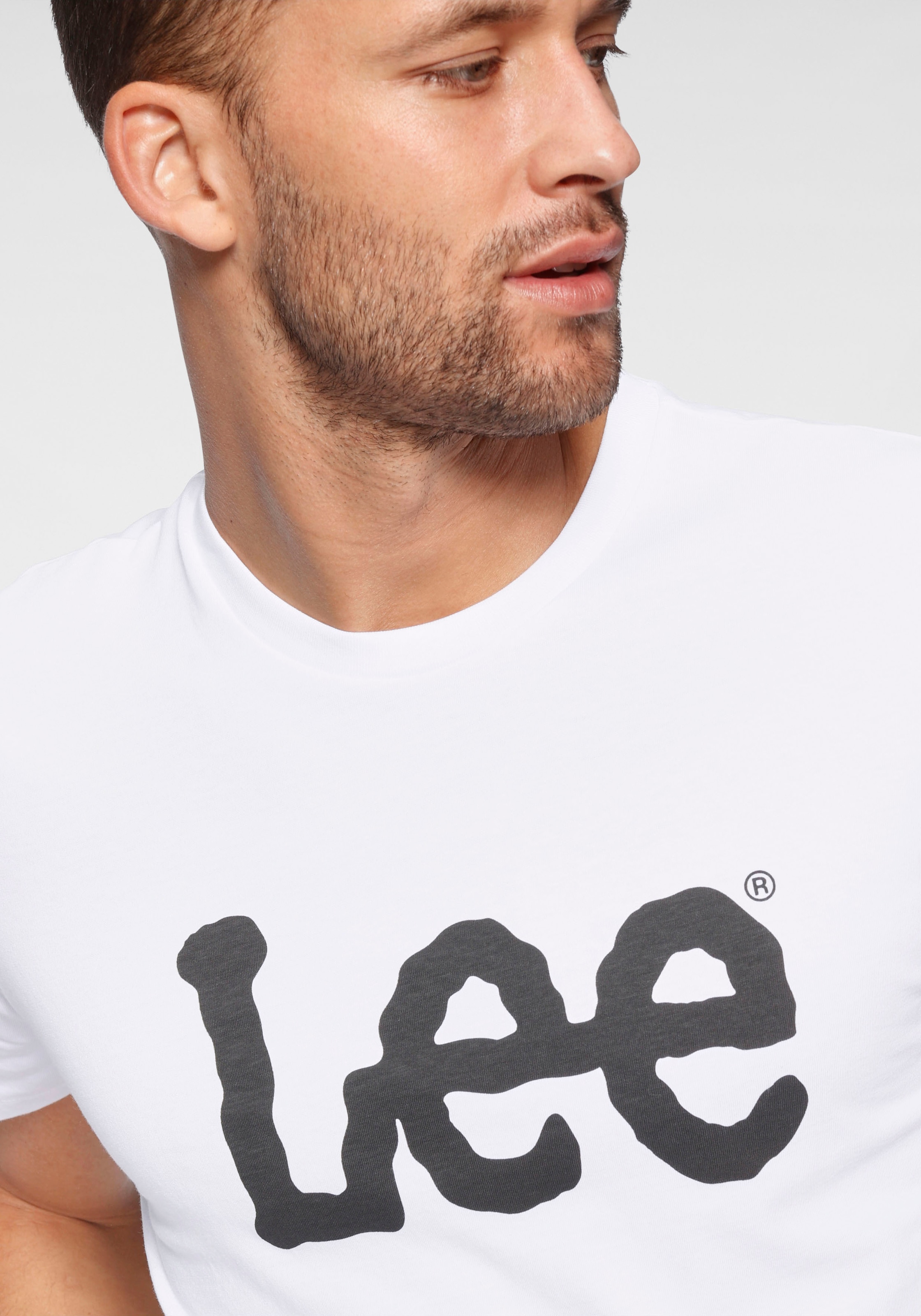 Lee® T-Shirt »Wobbly LOGO TEE«