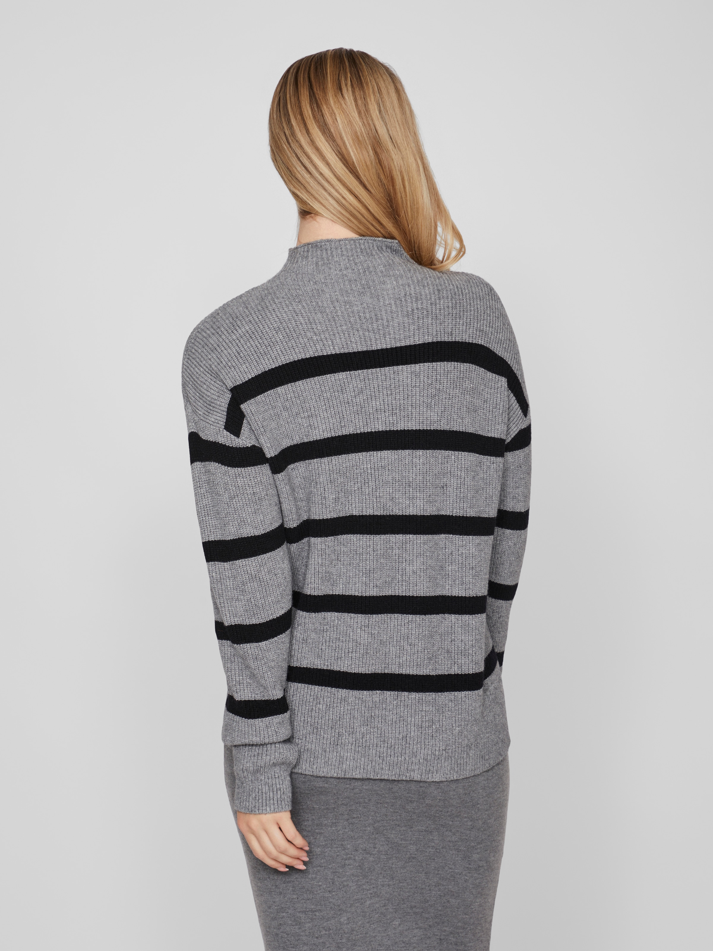 Vila Stehkragenpullover »VIRIL MOCKNECK L/S KNIT RIB TOP 2- NOOS«