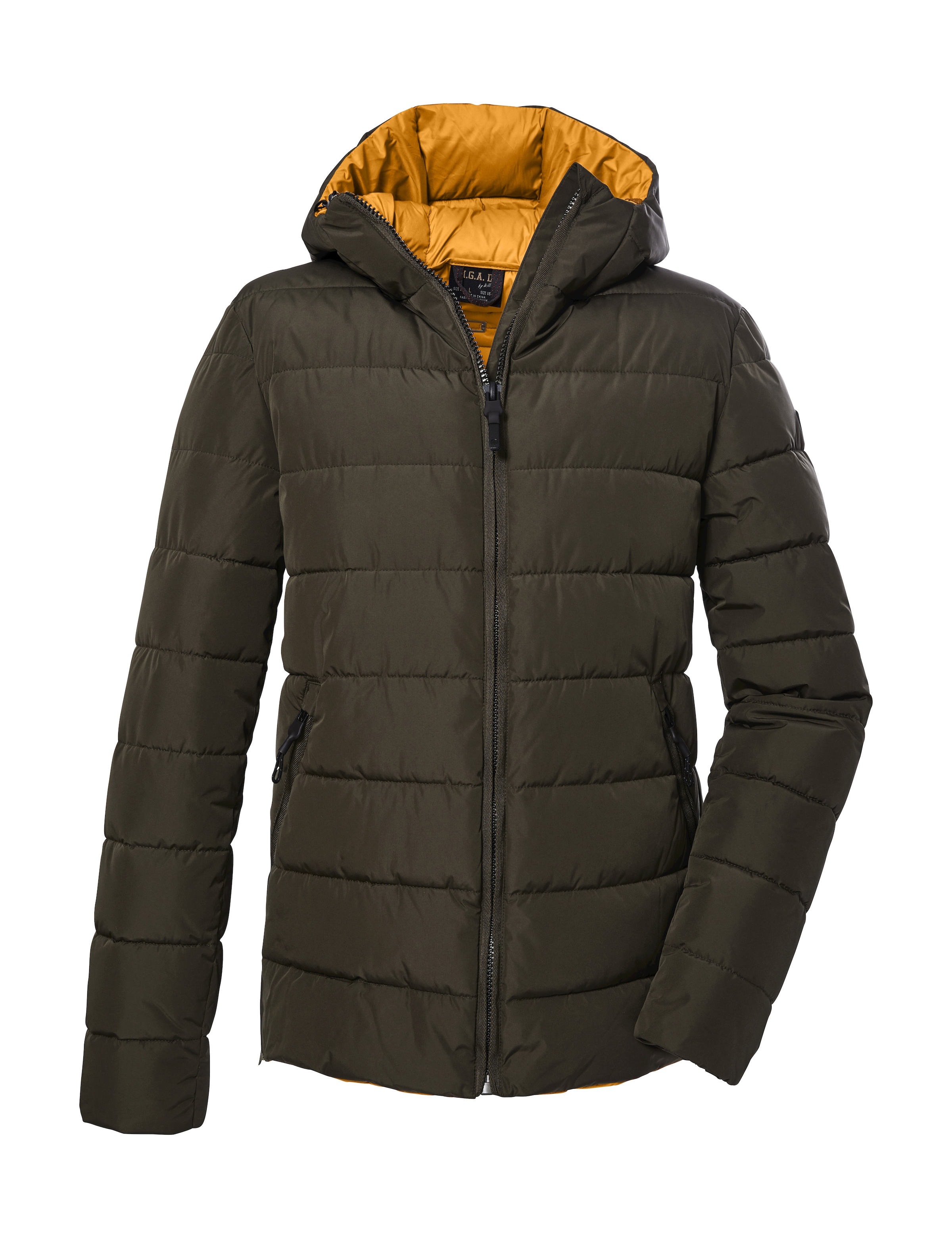 G.I.G.A. DX by killtec Steppjacke »GW 10 MN QLTD JCKT« Atmungsaktive, wasserabweisende Herrenjacke mit verstellbarer Kapuze