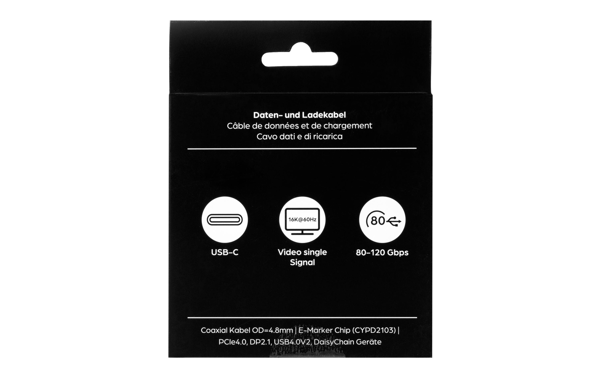 onit USB-Kabel »USB C - USB C 1 m«, 100 cm