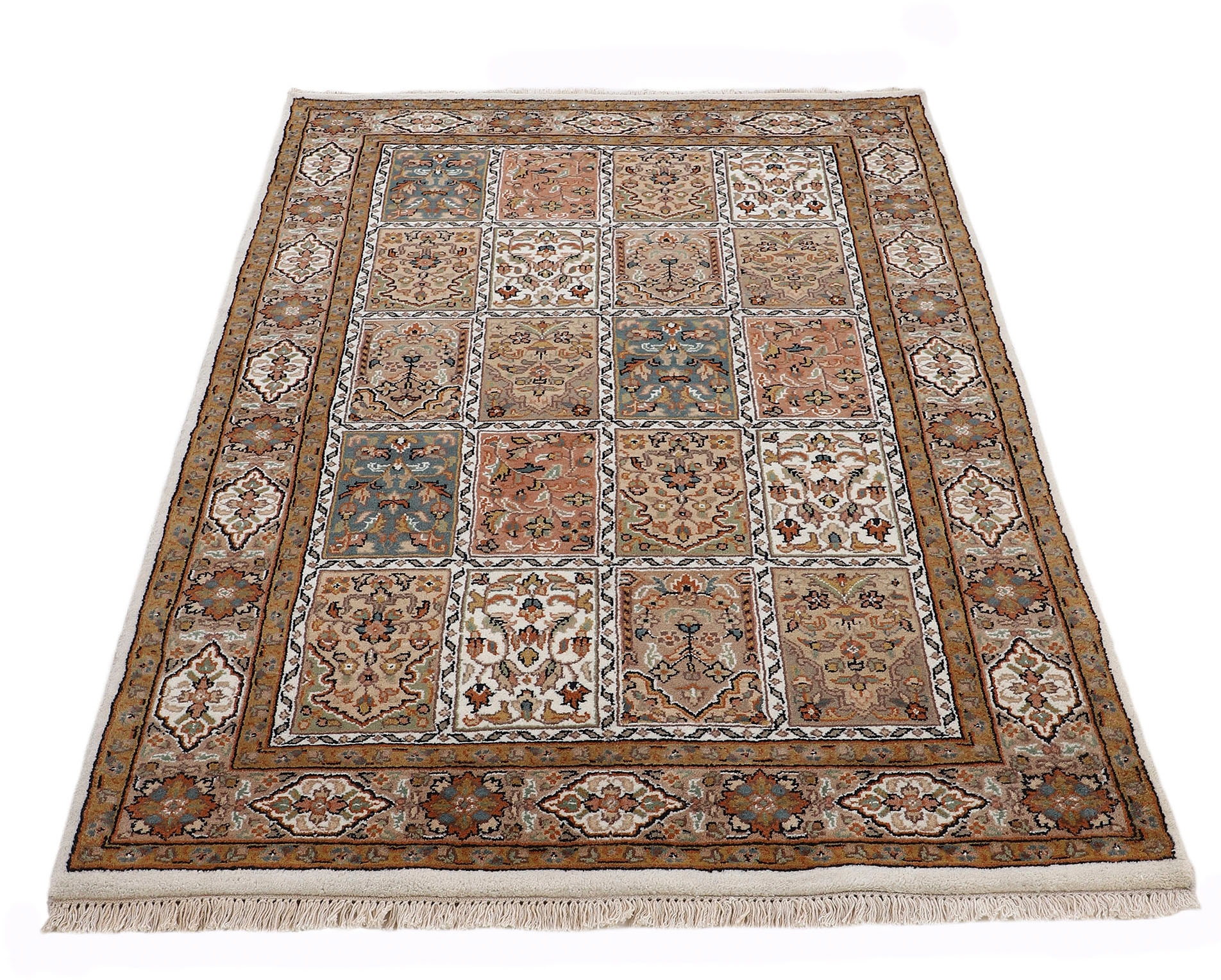 Woven Arts Orientteppich »Orientteppich Bakhtiar«, rechteckig, 15 mm Höhe, handgeknüpft, Wohnzimmer, reine Wolle