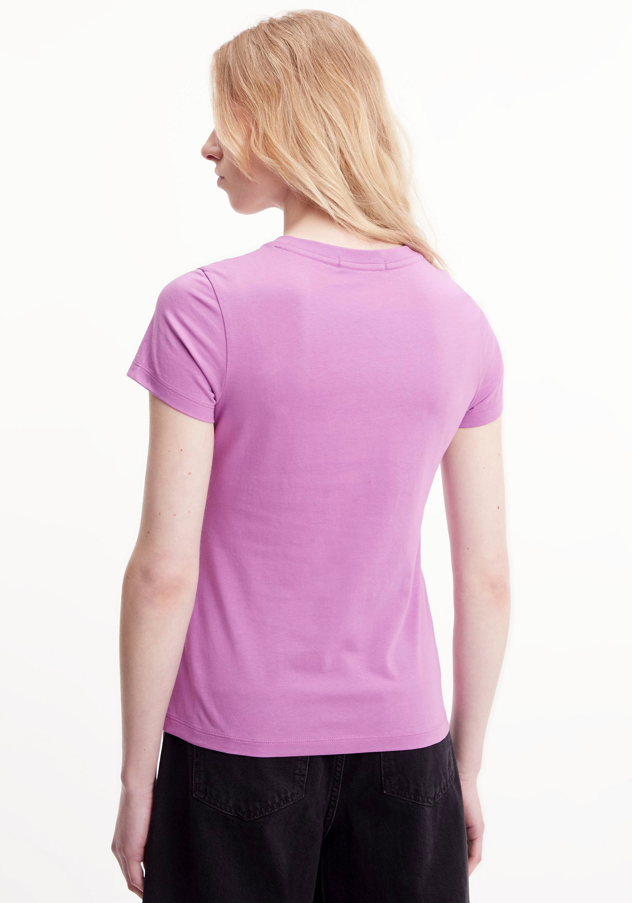 Calvin Klein Jeans T-Shirt Jelmoli-Versand kaufen Rundhalsausschnitt FIT »MICRO online MONOLOGO TEE«, | SLIM mit