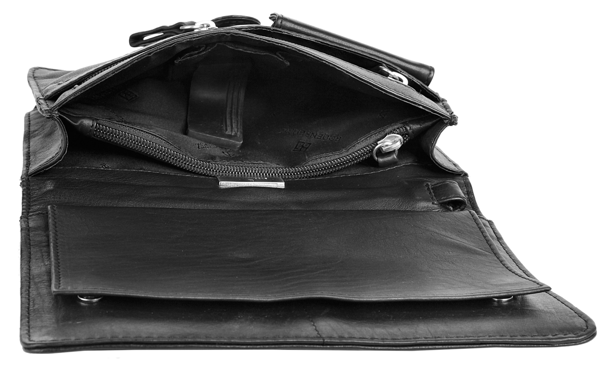 BODENSCHATZ Handgelenktasche, echt Leder