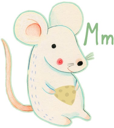 Wall-Art Wandtattoo »Maus Mouse | Buchstabe M«, (1 Jelmoli-Versand online St.) shoppen
