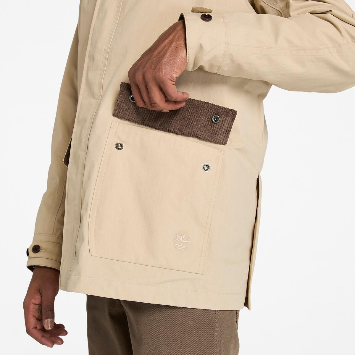 Timberland Funktionsmantel »Waterproof Cotton Barn Coat«, (1 tlg.)
