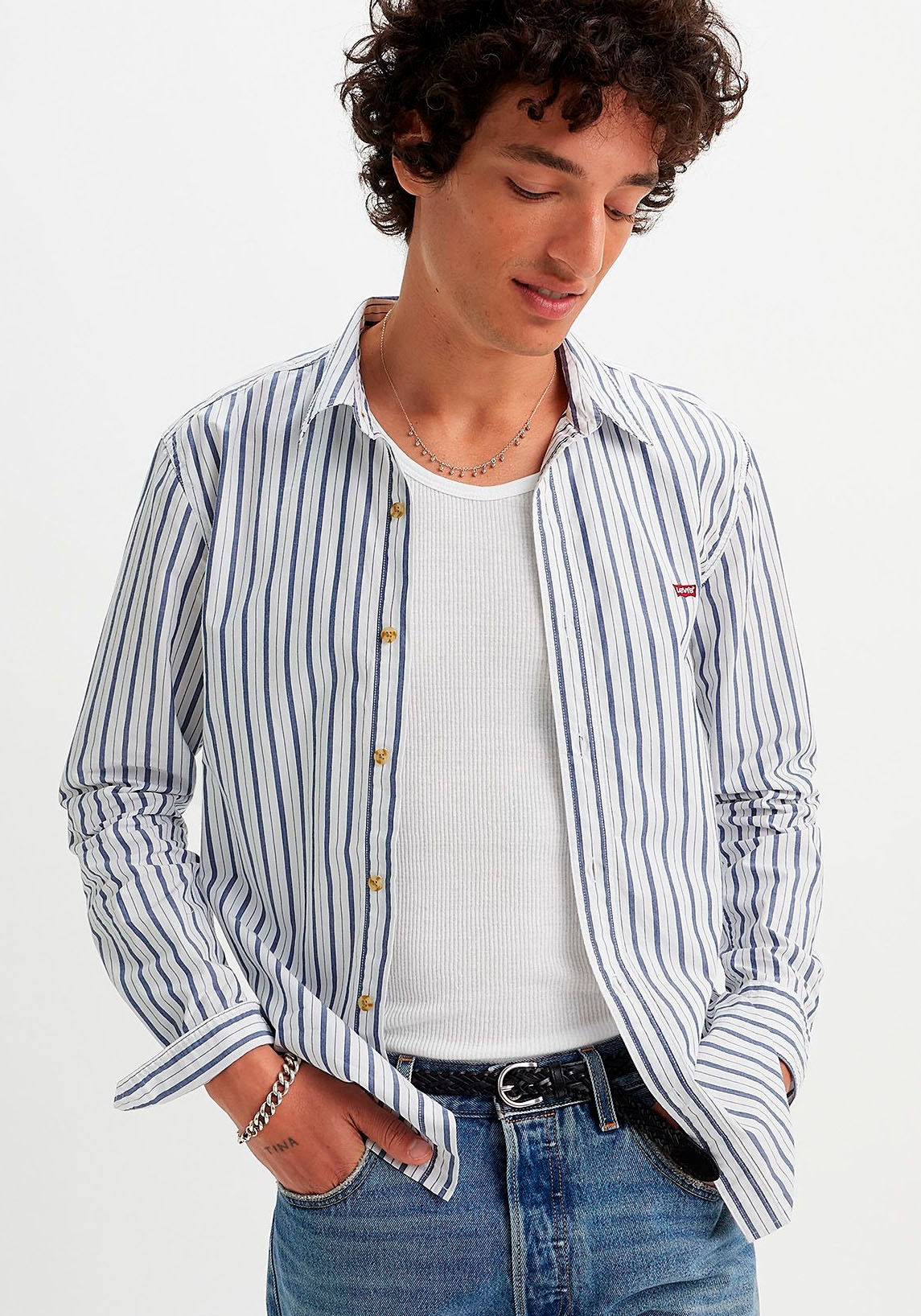 Levi's® Langarmhemd »BATTERY HM SHIRT SLIM«