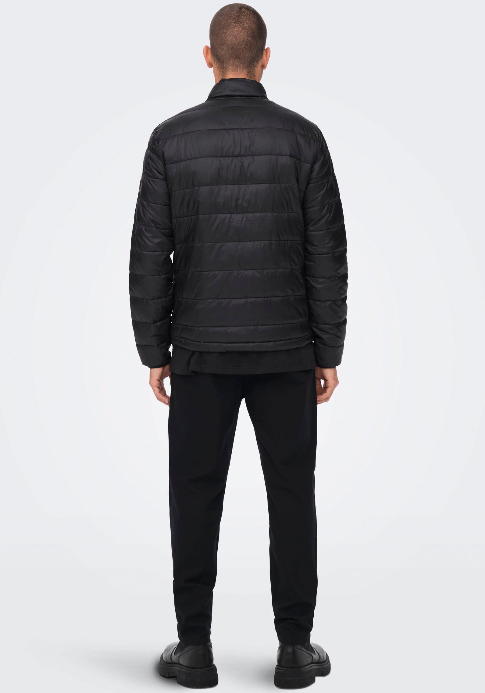 ONLY & SONS Steppjacke »ONSCARVEN QUILTED PUFFER OTW NOOS«