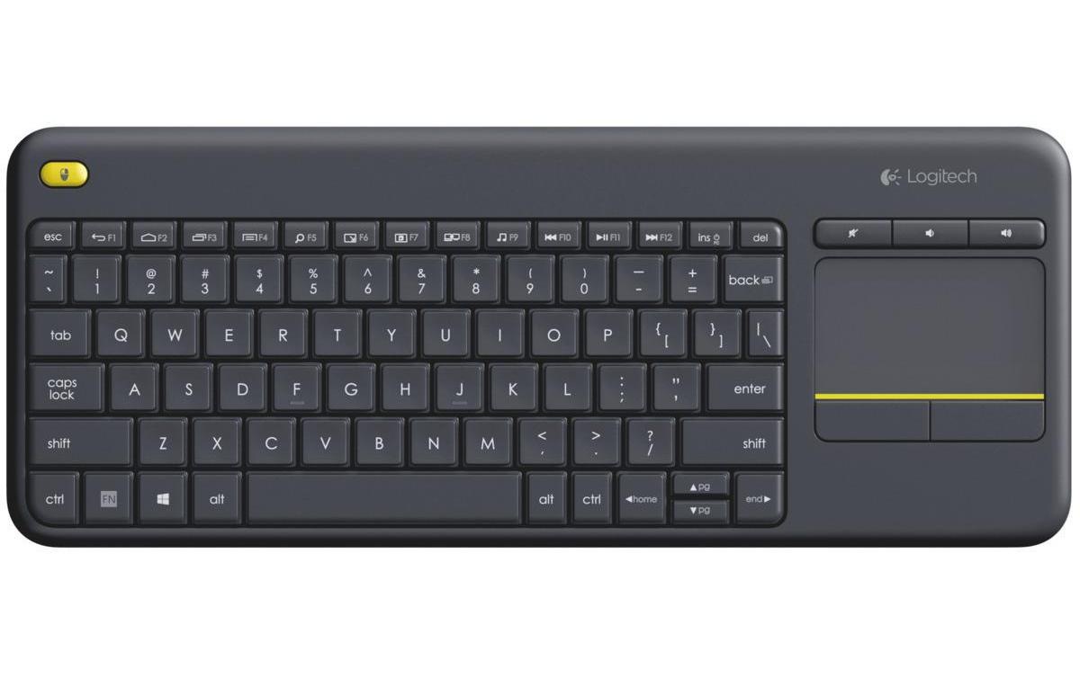 Logitech PC-Tastatur »K400 Plus CH-Layout«, (Ziffernblock-Touchpad)