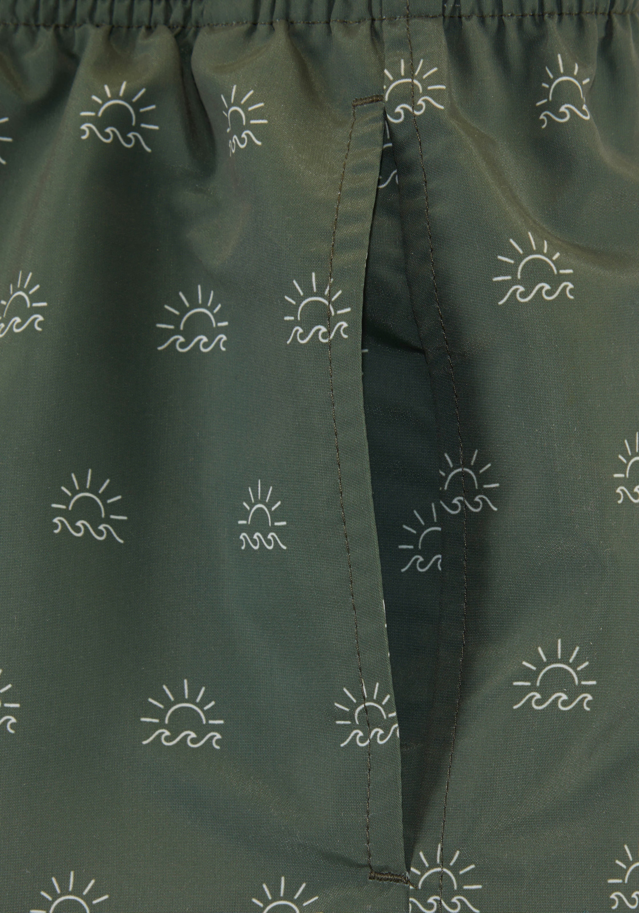 s.Oliver Badeshorts, mit modischem Alloverprint
