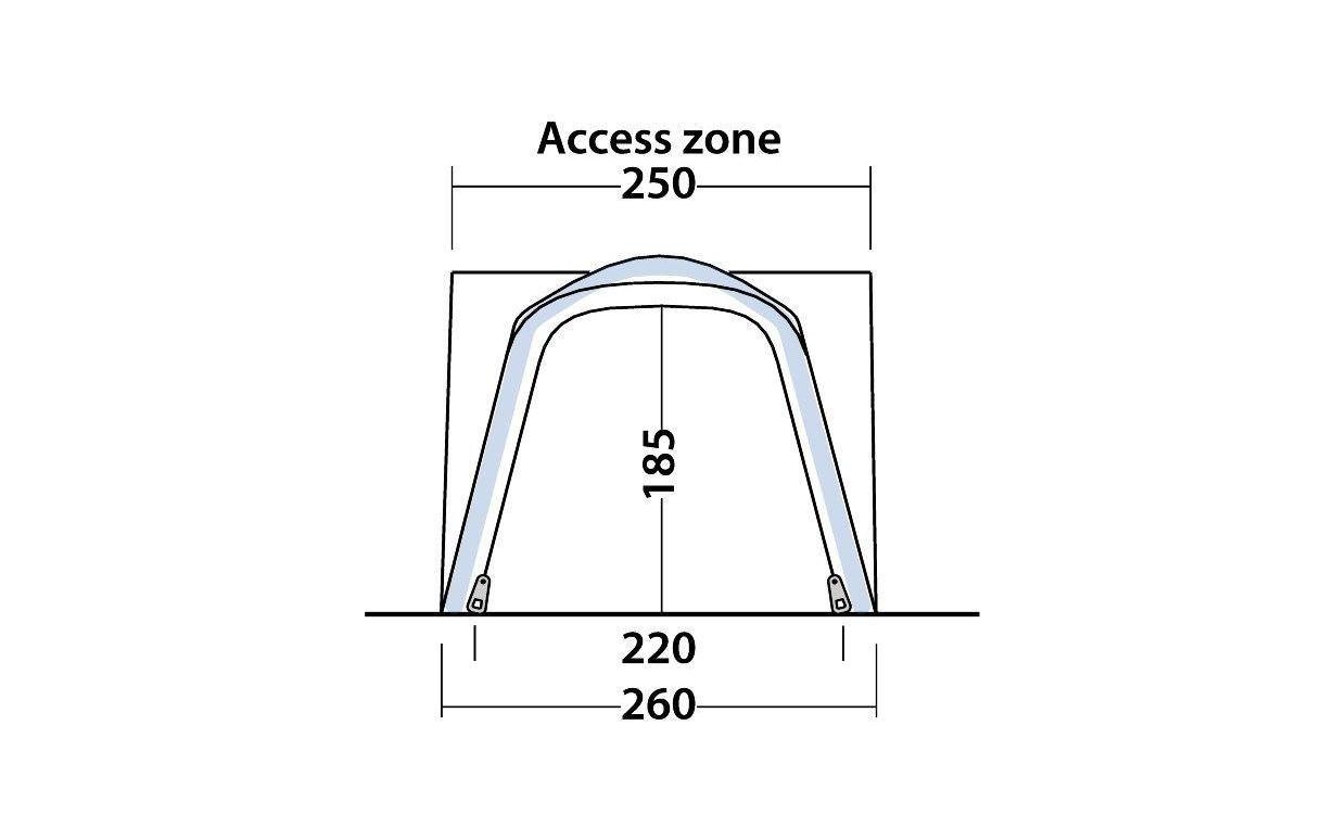 Outwell Vorzelt »Milestone Shade Air«
