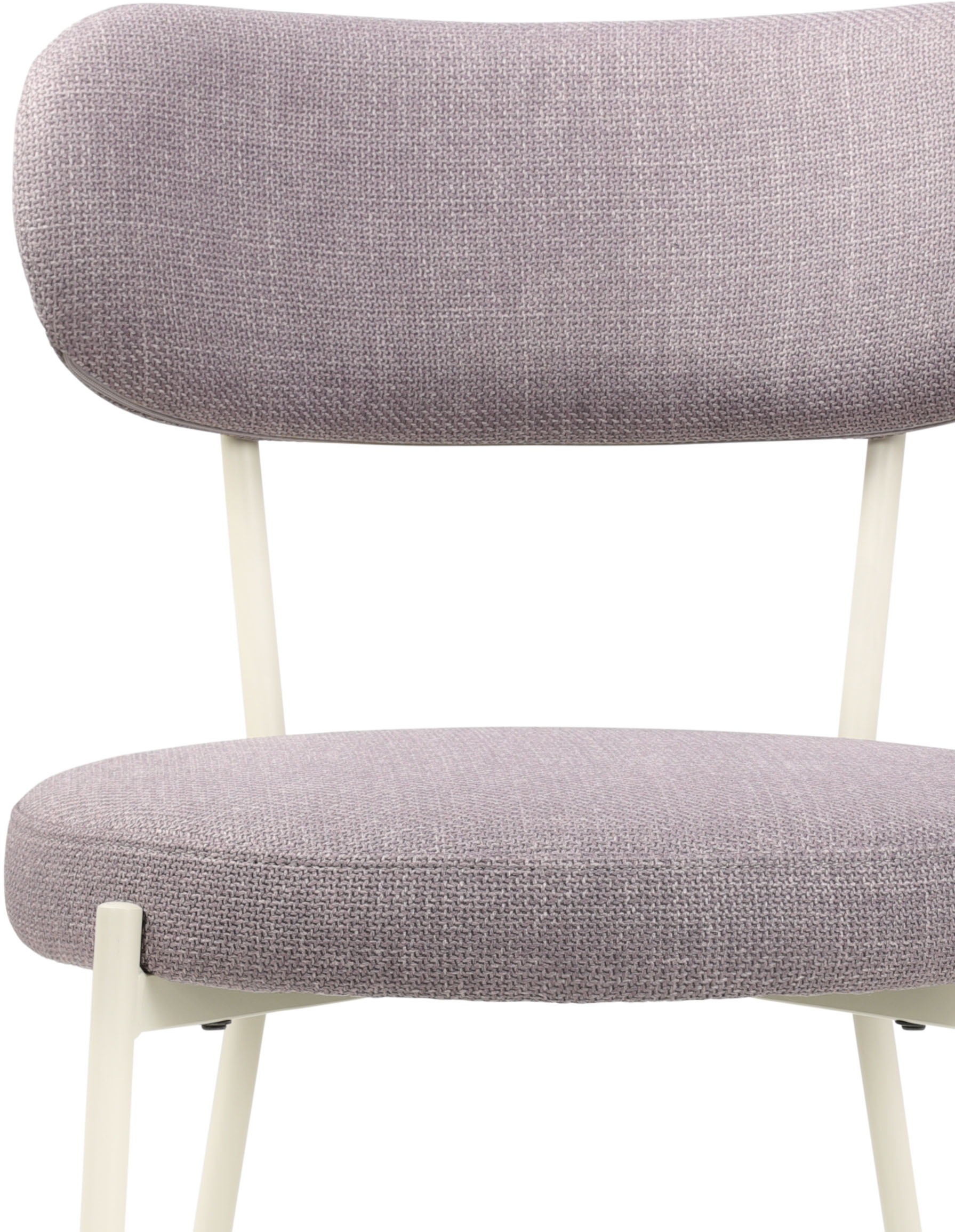 TOM TAILOR HOME 4-Fussstuhl »SOFT PAD CHAIR«, (Set), 2 St., Webstoff, Esszimmerstuhl, 4-Fussgestell, mit Rückenausschnitt