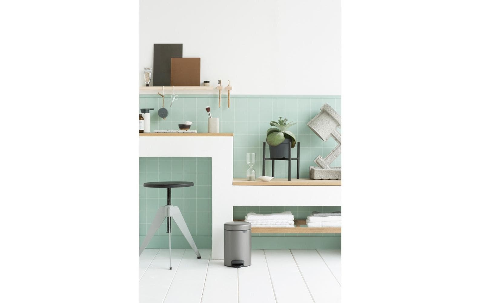 Brabantia Kosmetikeimer »NewIcon 3 l, Platin«, 1 Behälter