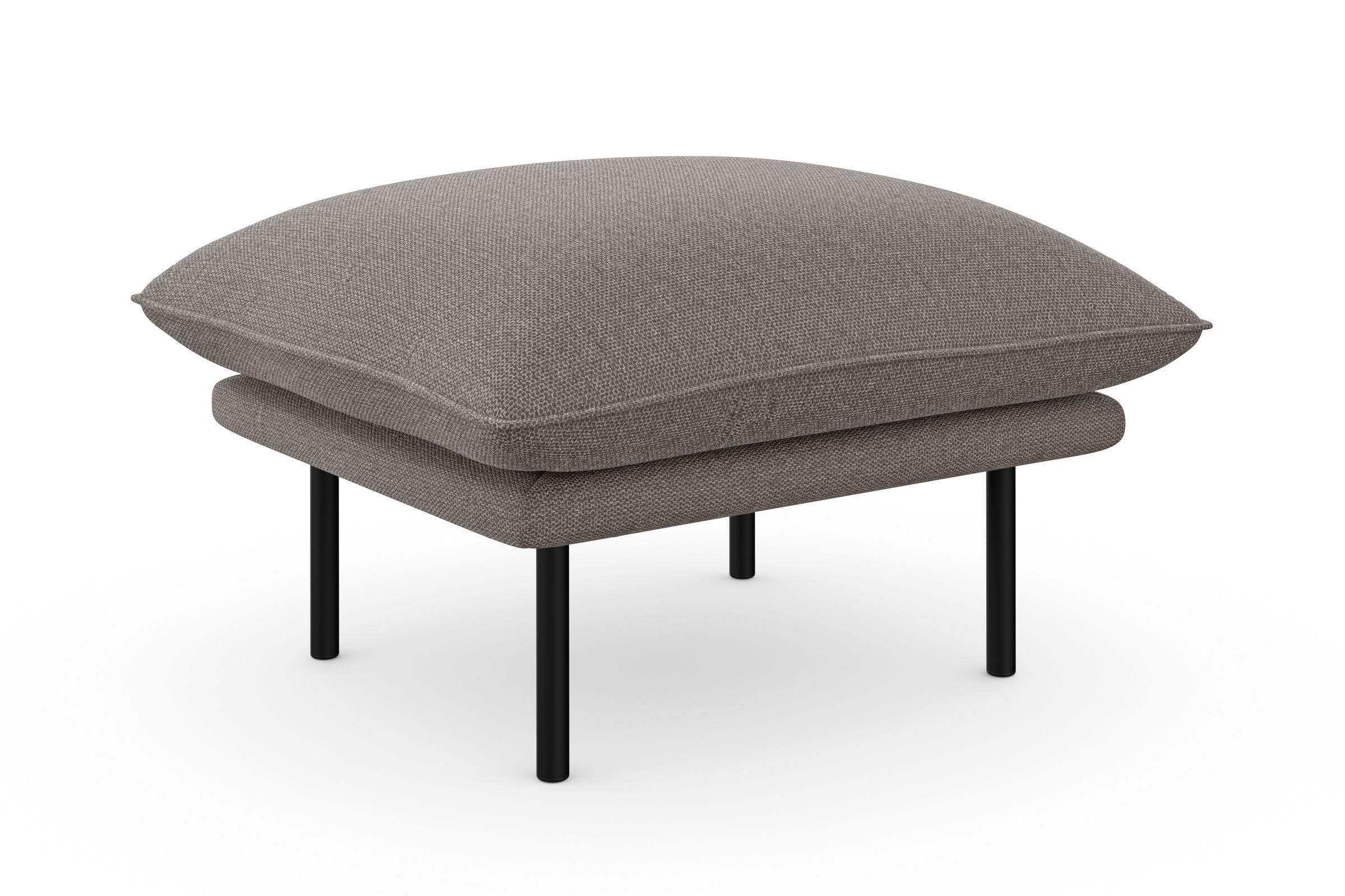 Home affaire Polsterhocker "Stine" Besonderes Design durch Kissenoptik und Keder, by Morten Georgsen