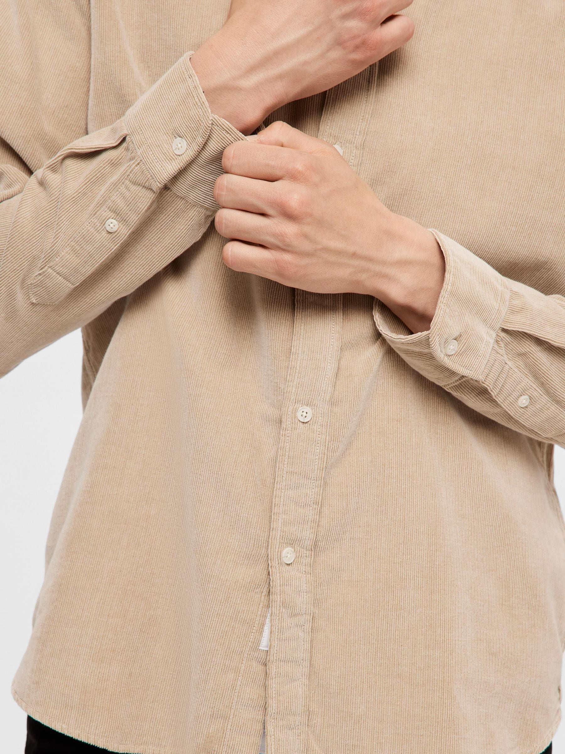 SELECTED HOMME Langarmhemd »SLHREGOWEN-CORD SHIRT LS NOOS«