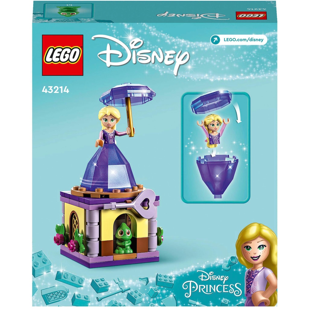 LEGO® Konstruktionsspielsteine »Rapunzel-Spieluhr (43214), LEGO® Disney«, (89 St.)
