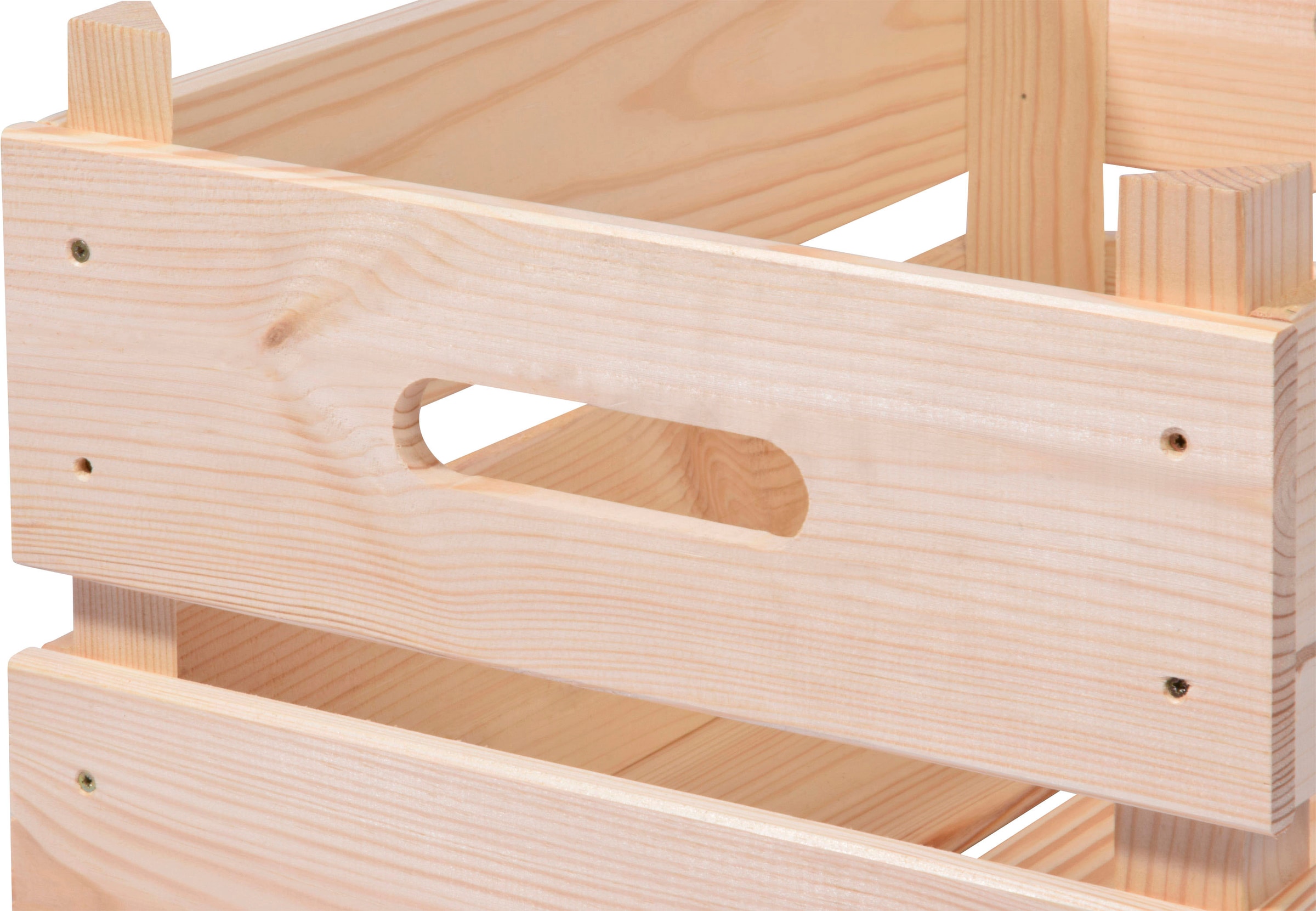 dobar Holzkiste, Vorratskiste aus Holz mit Logo