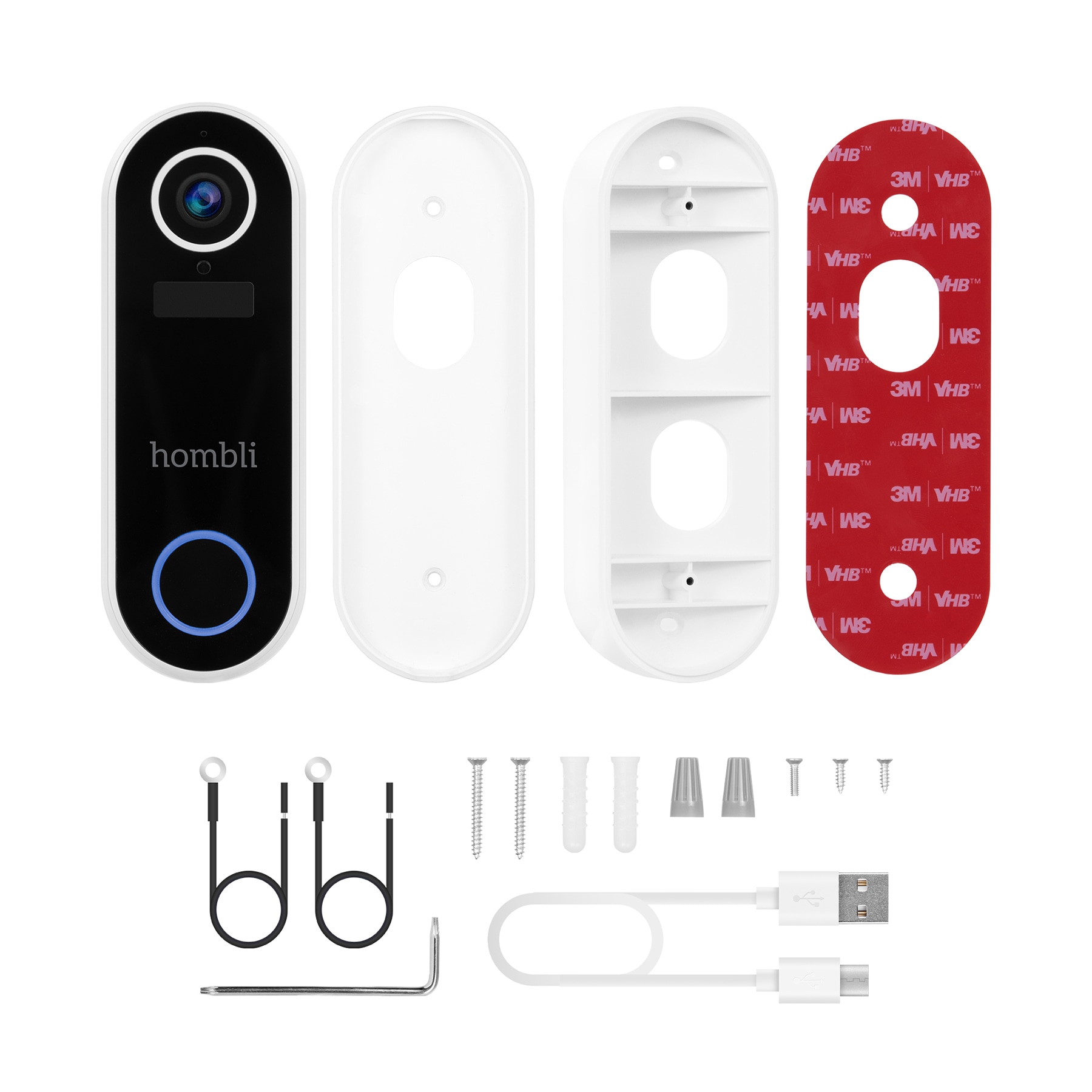 Hombli Smart Home Türklingel »smarte Türklingel 2 + Gong«, Aussenbereich