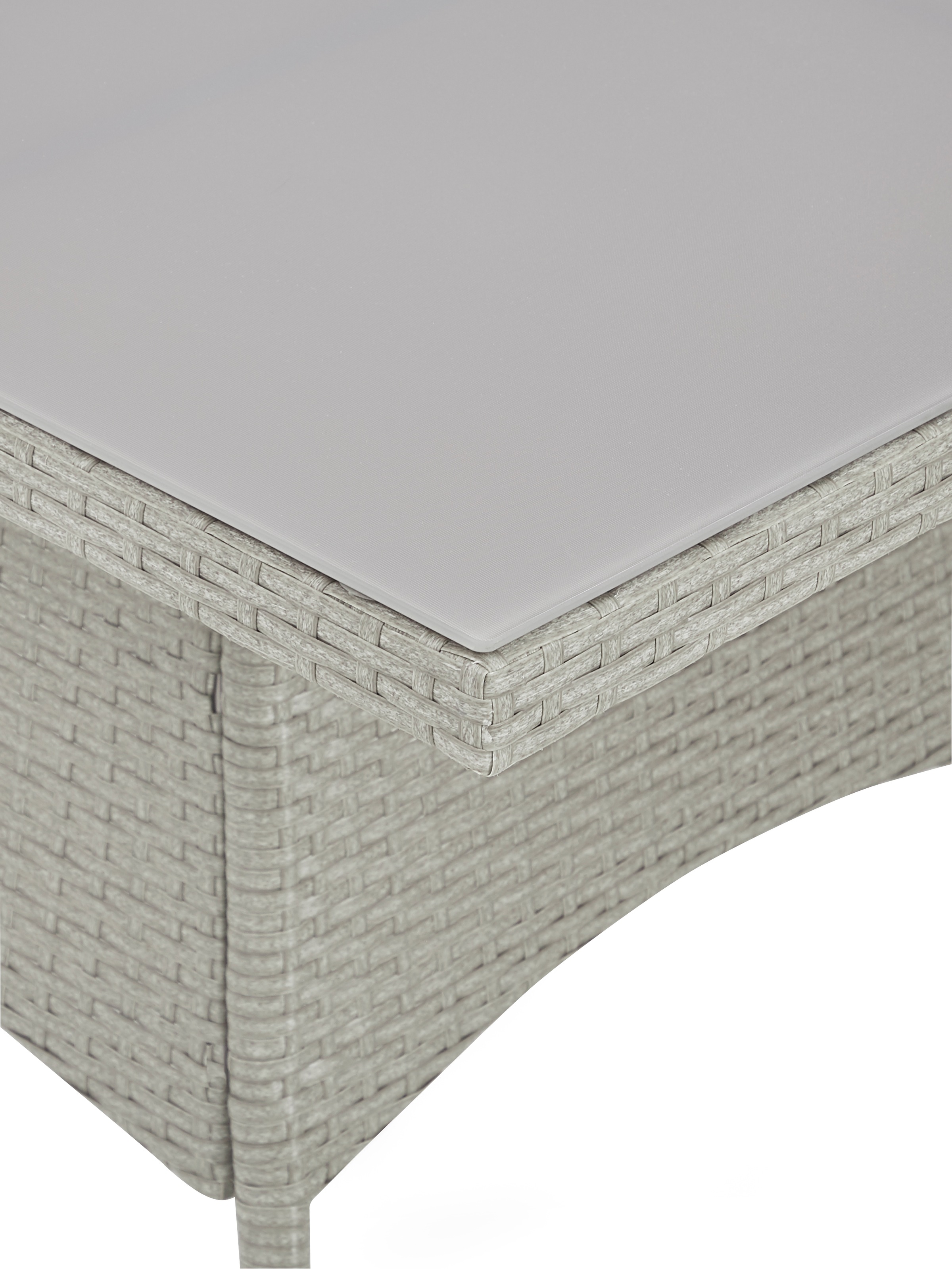 KONIFERA Garten-Essgruppe »Mailand«, (25 tlg.), 8 Sessel, Tisch 200x100 cm, Polyrattan, mit GRATIS-Zugabe: 1 Schutzhülle