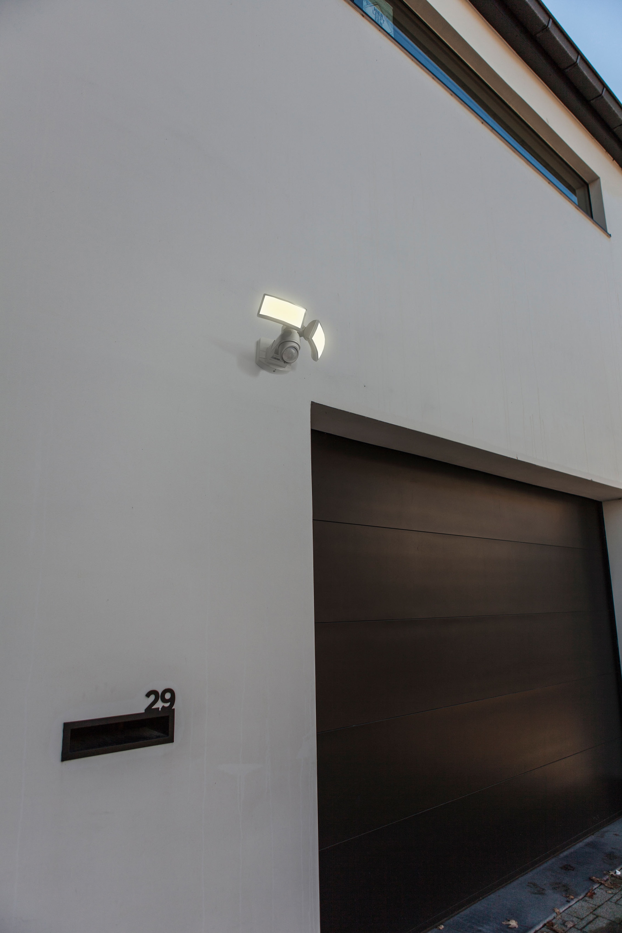 LUTEC LED Aussen-Wandleuchte »ARC«, Leuchtmittel LED-Modul | LED fest integriert, Einstellbare Leuchtenköpfe