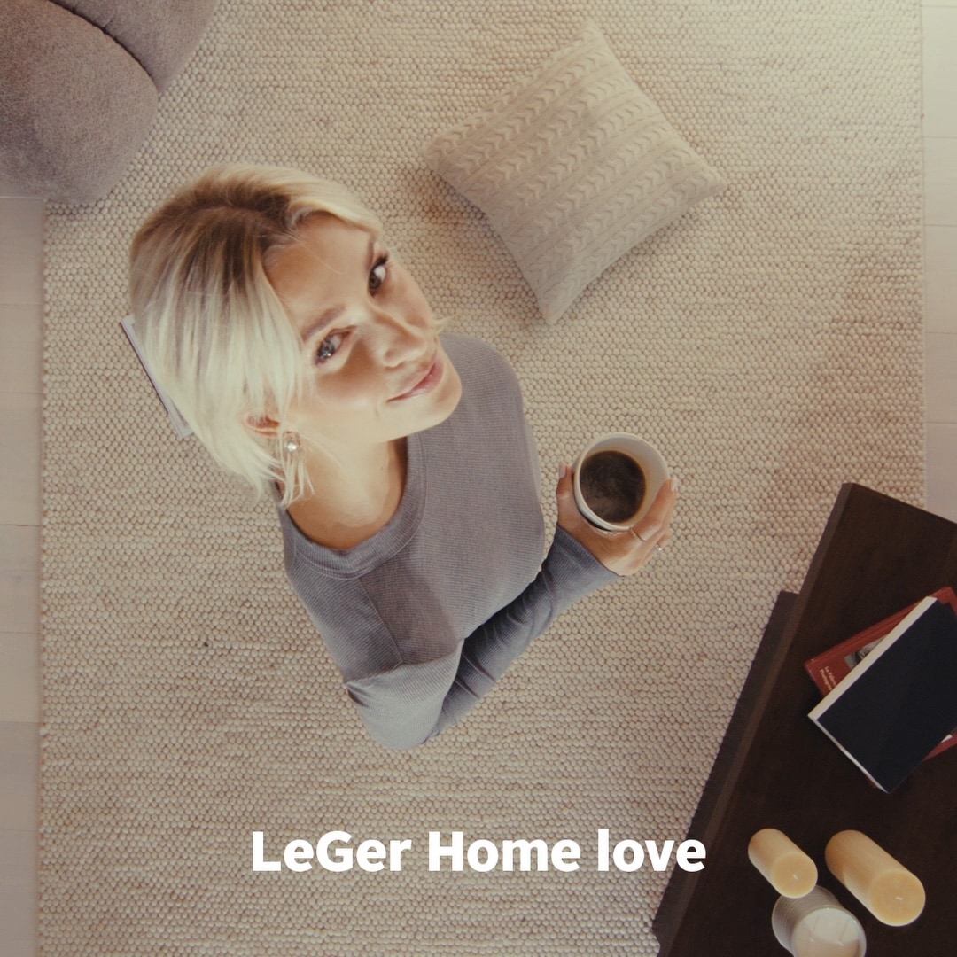 LeGer Home by Lena Gercke Wollteppich »Ainhoa, handgewebt, Wolle«, rechteckig, 12 mm Höhe, einfarbig, Wolle, Teppich, Wohnzimmer, Schlafzimmer, Esszimmer